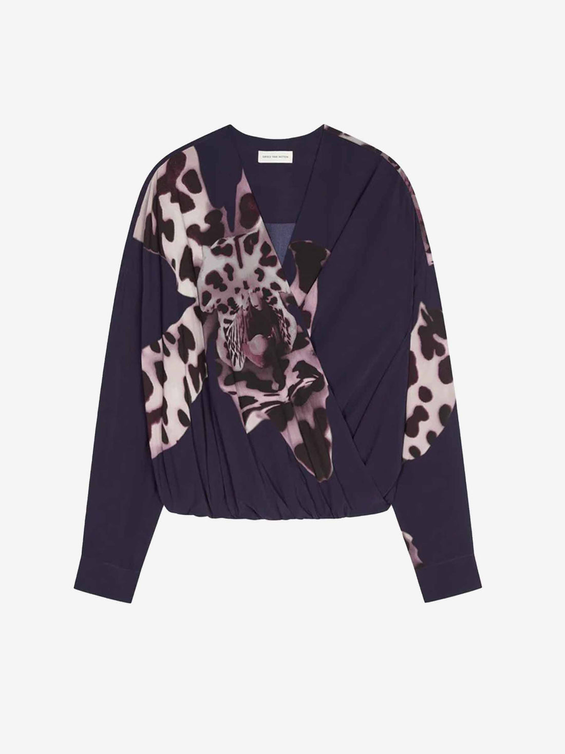 Dries Van Noten Mujer Barcelona Blusa Drapeada Floral color Lila sku 701-002238 01 - Foto 1