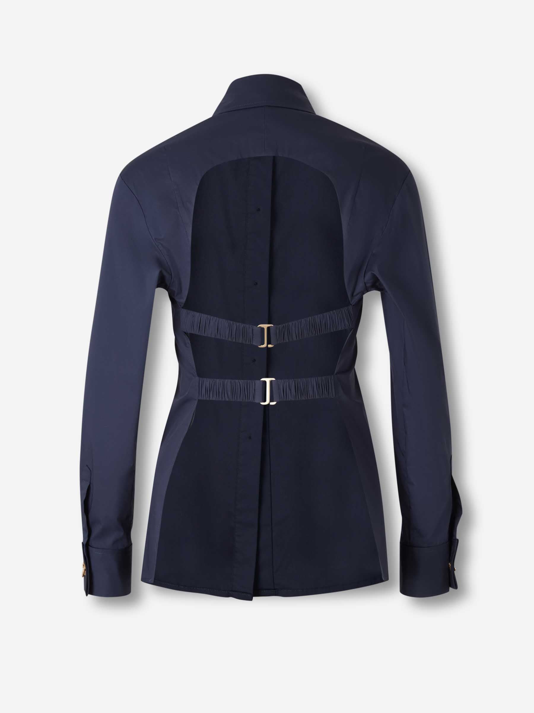 Outlet online Cult Gaia Mujer Camisa Atlas color Azul Marino sku 701-002274 01 - Foto 2