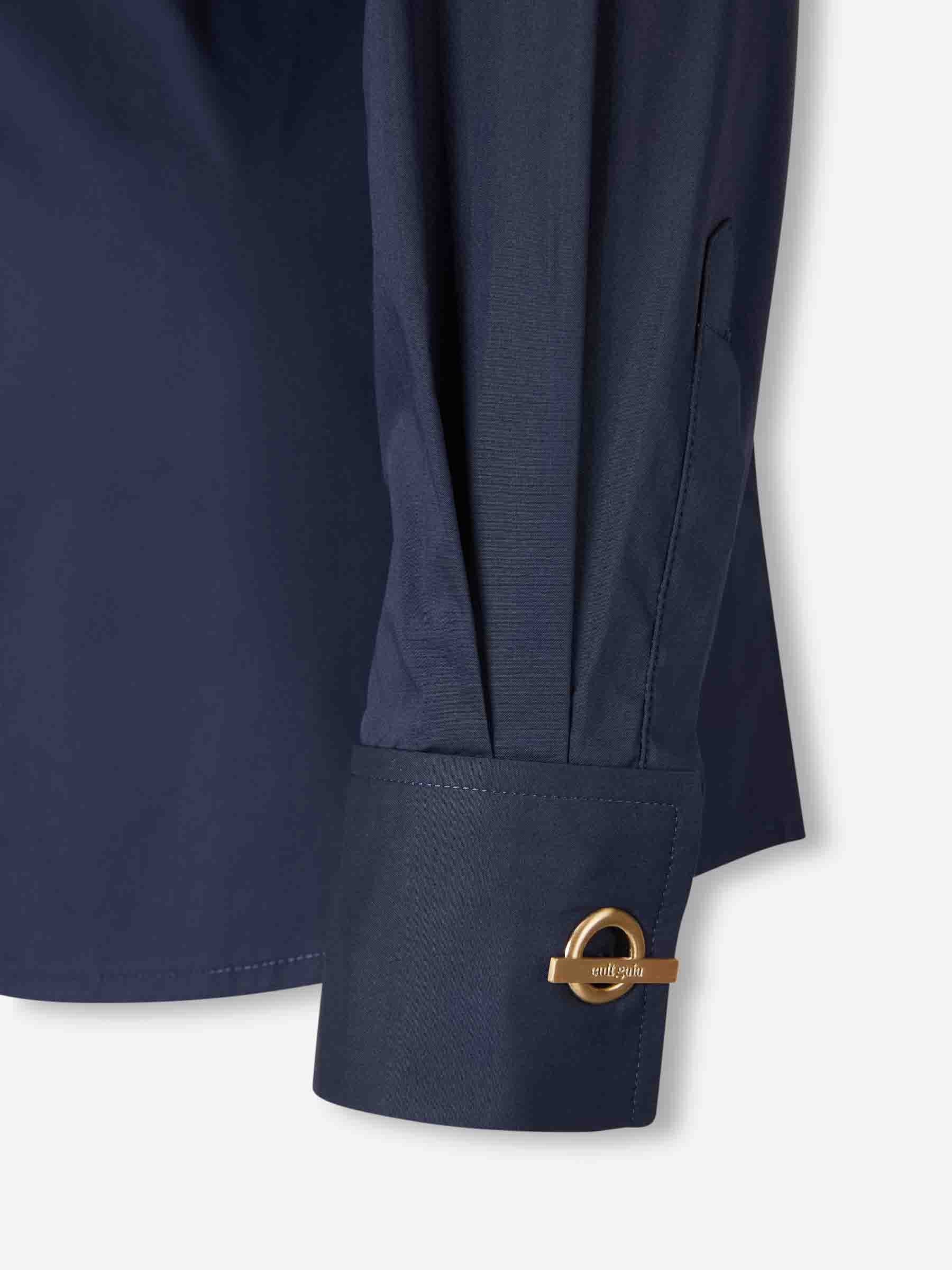 Outlet online Cult Gaia Mujer Camisa Atlas color Azul Marino sku 701-002274 01 - Foto 4