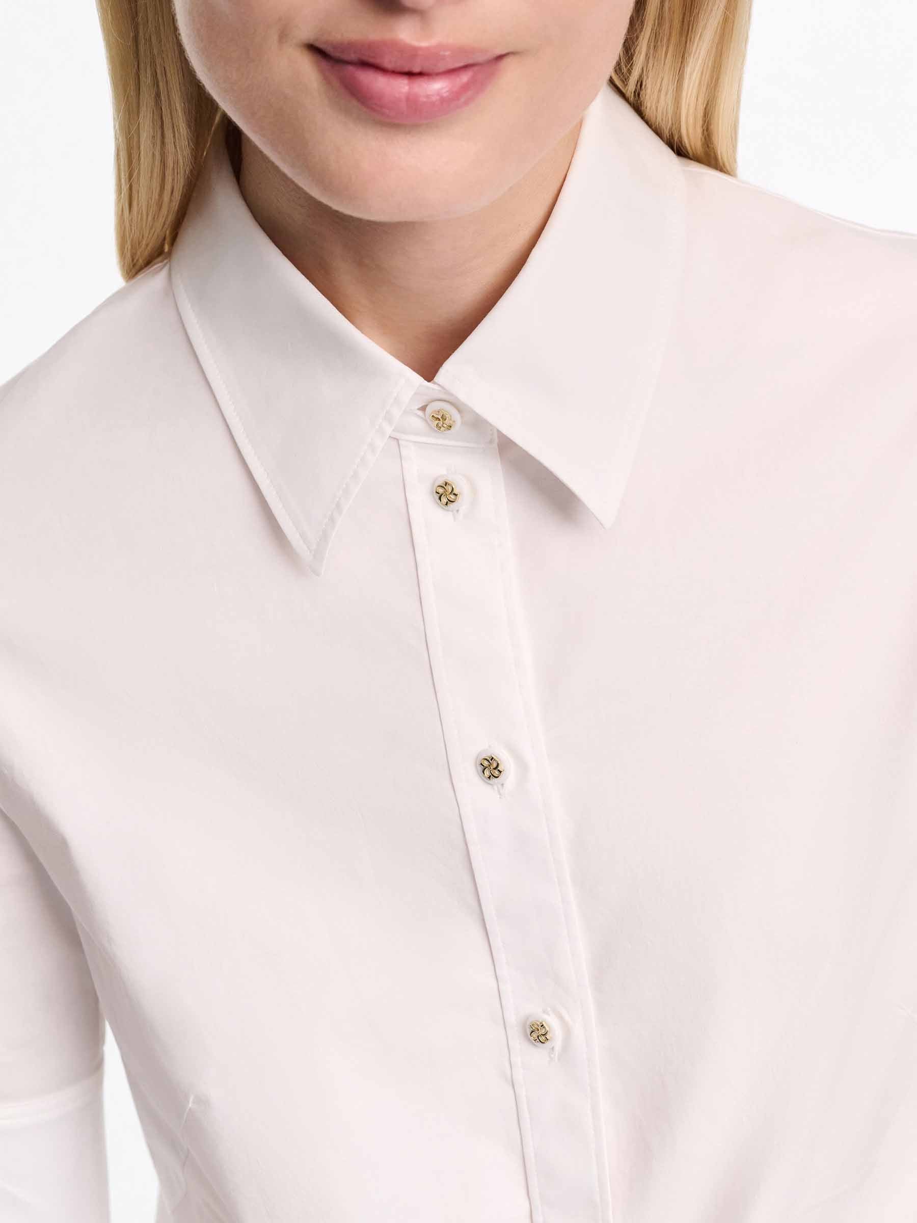 Outlet online Dorothee Schumacher Mujer Blusa Pure Power color Blanco sku 701-002306 01 - Foto 5