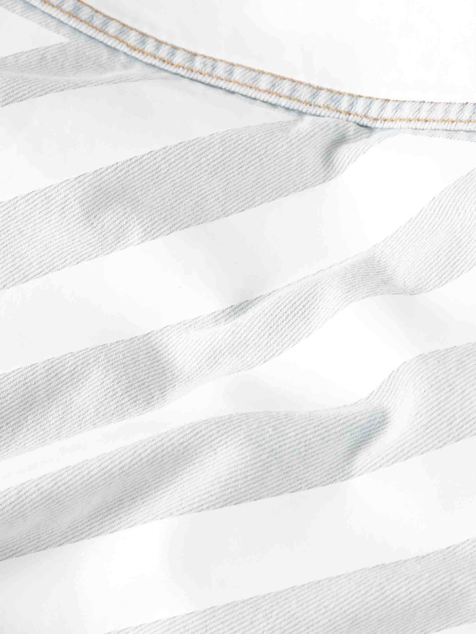 Outlet online Off-White Mujer Camisa Denim Cropped color Azul Denim Claro sku 701-002308 00 - Foto 4