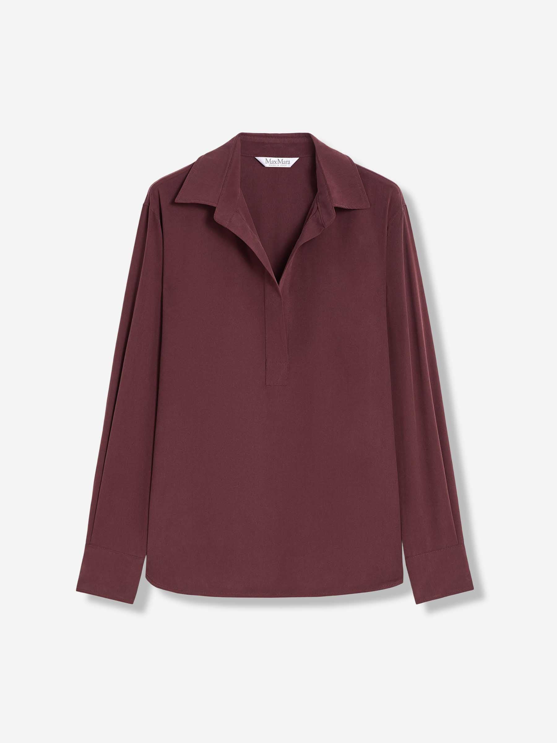 Outlet online Max Mara Mujer Blusa Seda color Burdeos sku 701-002360 01 - Foto 1