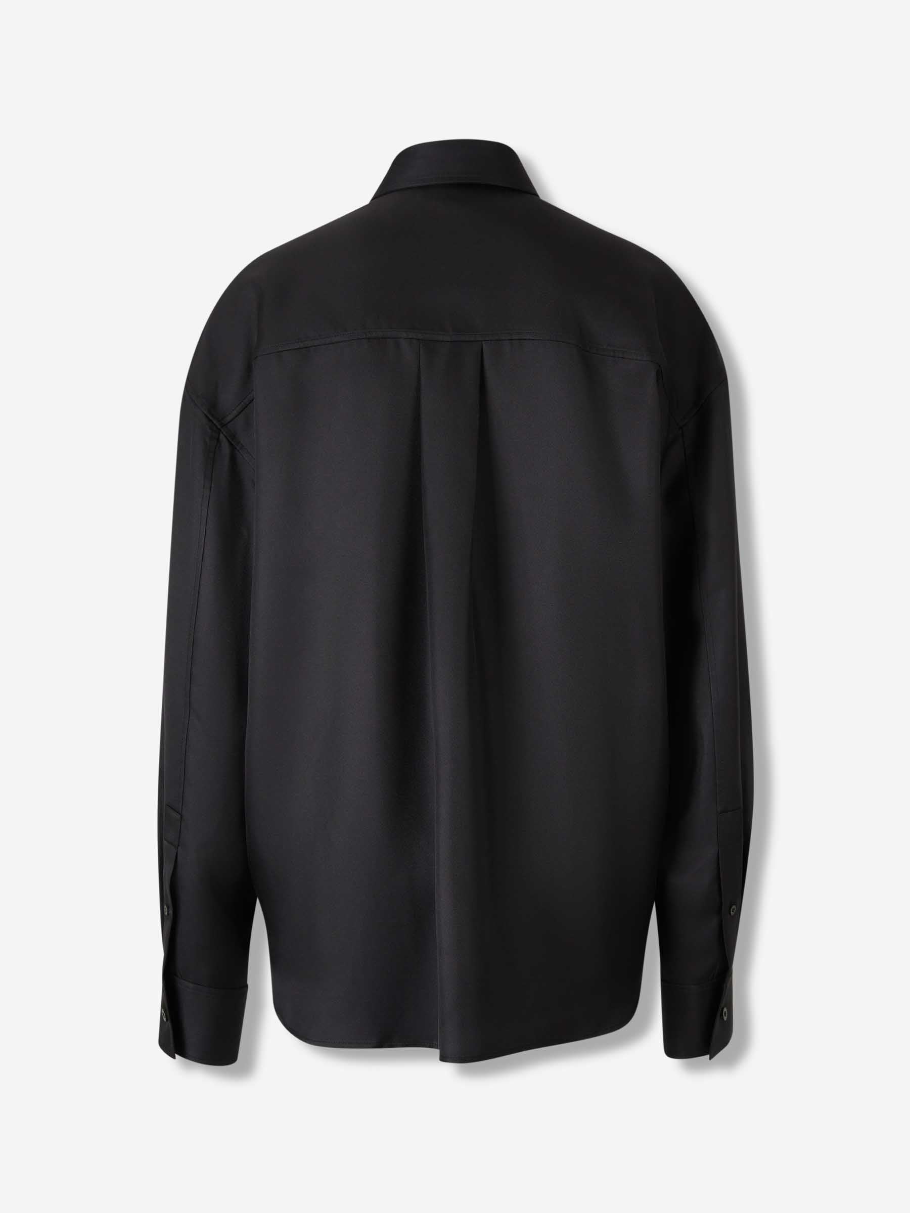 Outlet online Alexander Wang Mujer Camisa Lisa Seda color Negro sku 701-002363 01 - Foto 2
