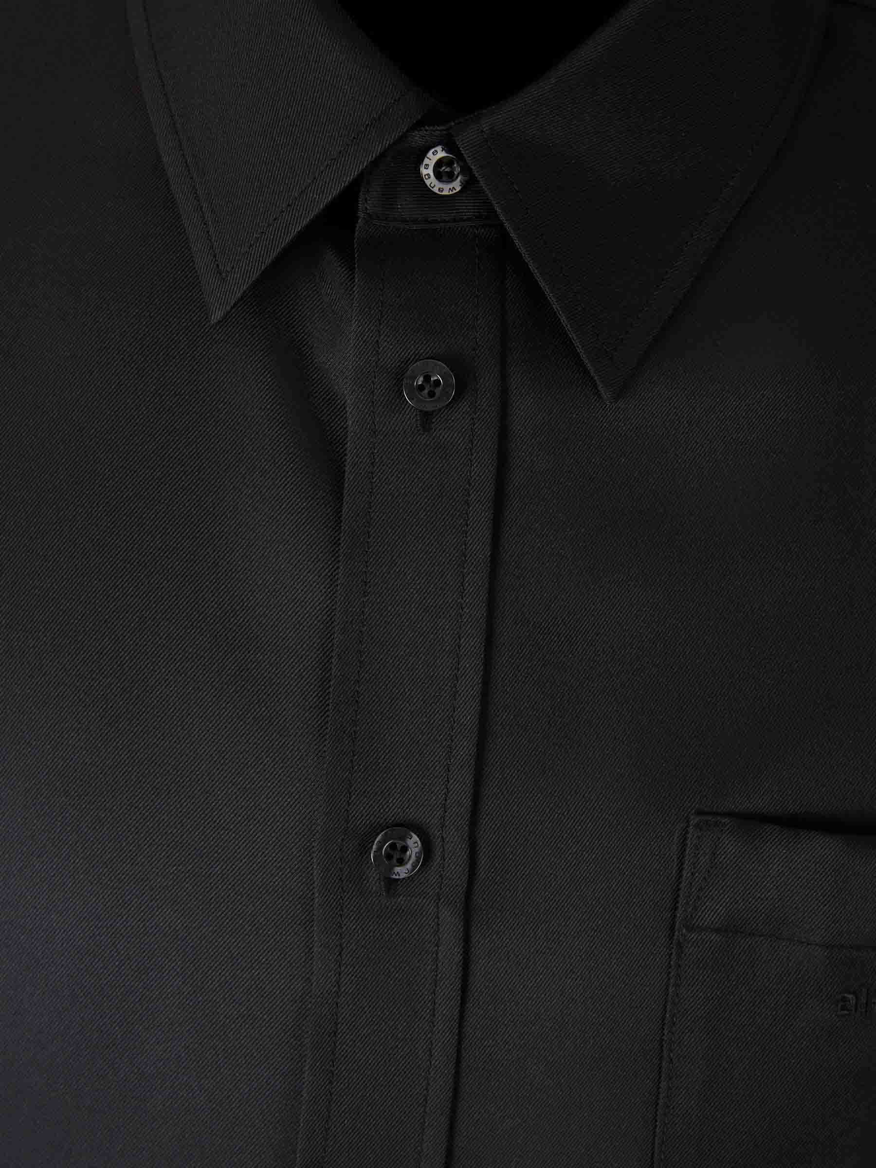 Outlet online Alexander Wang Mujer Camisa Lisa Seda color Negro sku 701-002363 01 - Foto 3