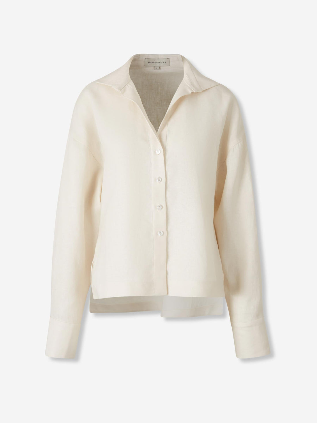 Outlet online Andres Otalora Mujer Camisa Si Sabes color Crema sku 701-002402 00 - Foto 1