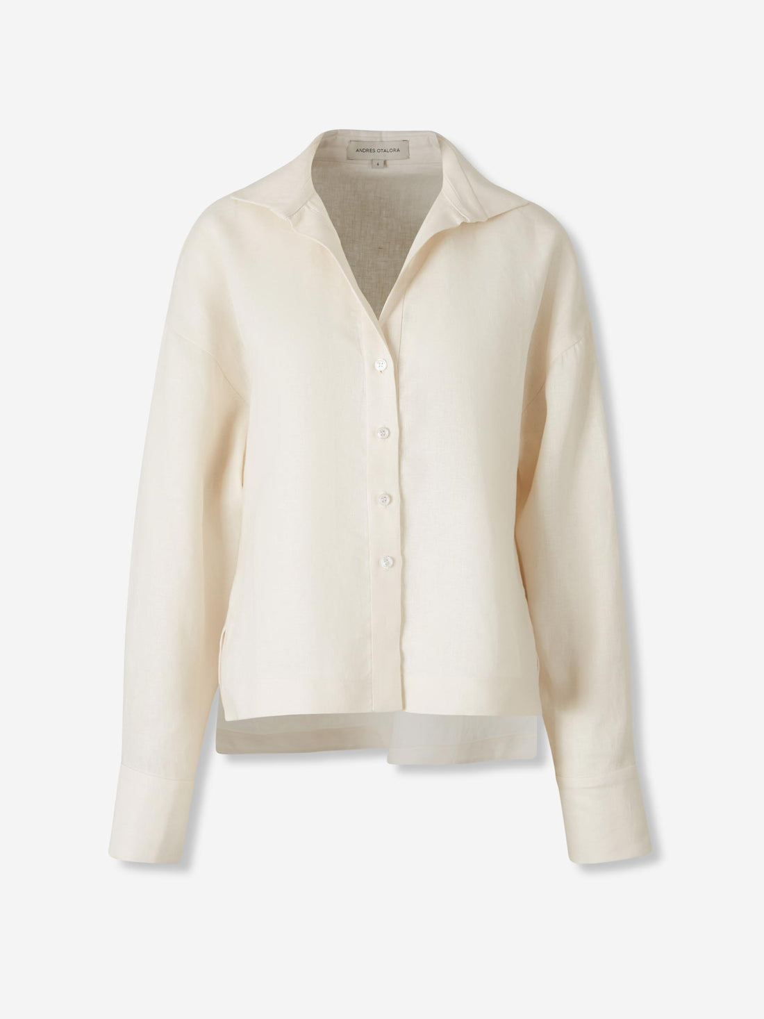 Outlet online Andres Otalora Mujer Camisa Si Sabes color Crema sku 701-002402 00 - Foto 1