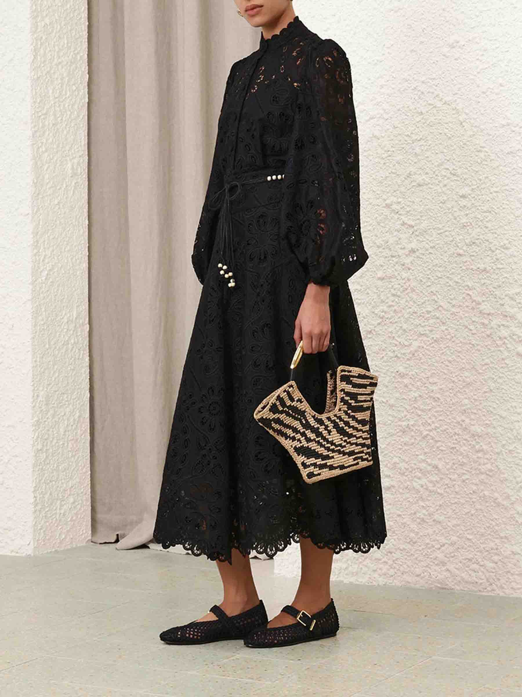 Outlet online Zimmermann Mujer Blusa Bordada Rhiannon color Negro sku 701-002427 01 - Foto 2