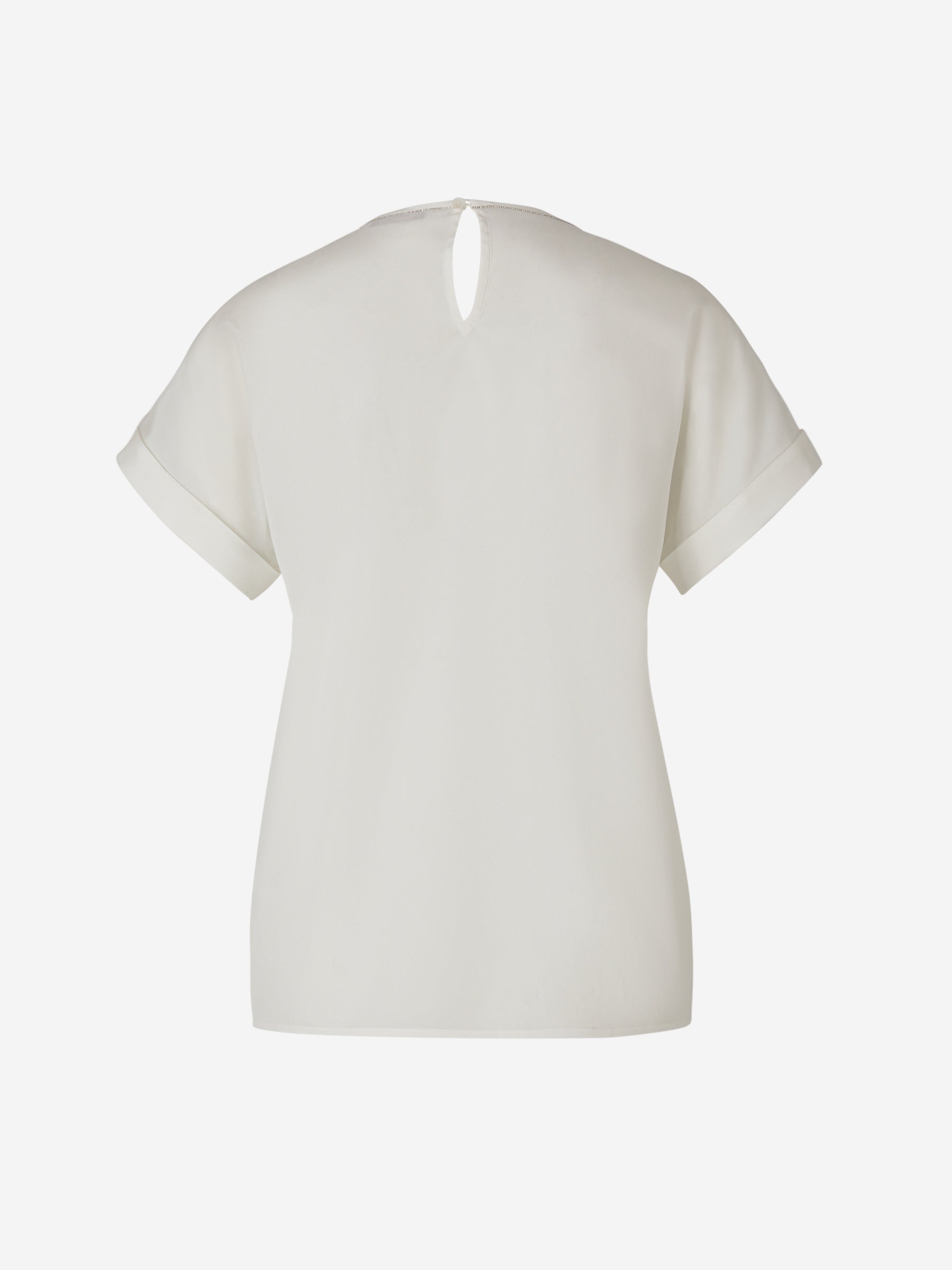 Outlet online Peserico Mujer Blusa Lisa Seda color Blanco sku 702-000430 01 - Foto 2