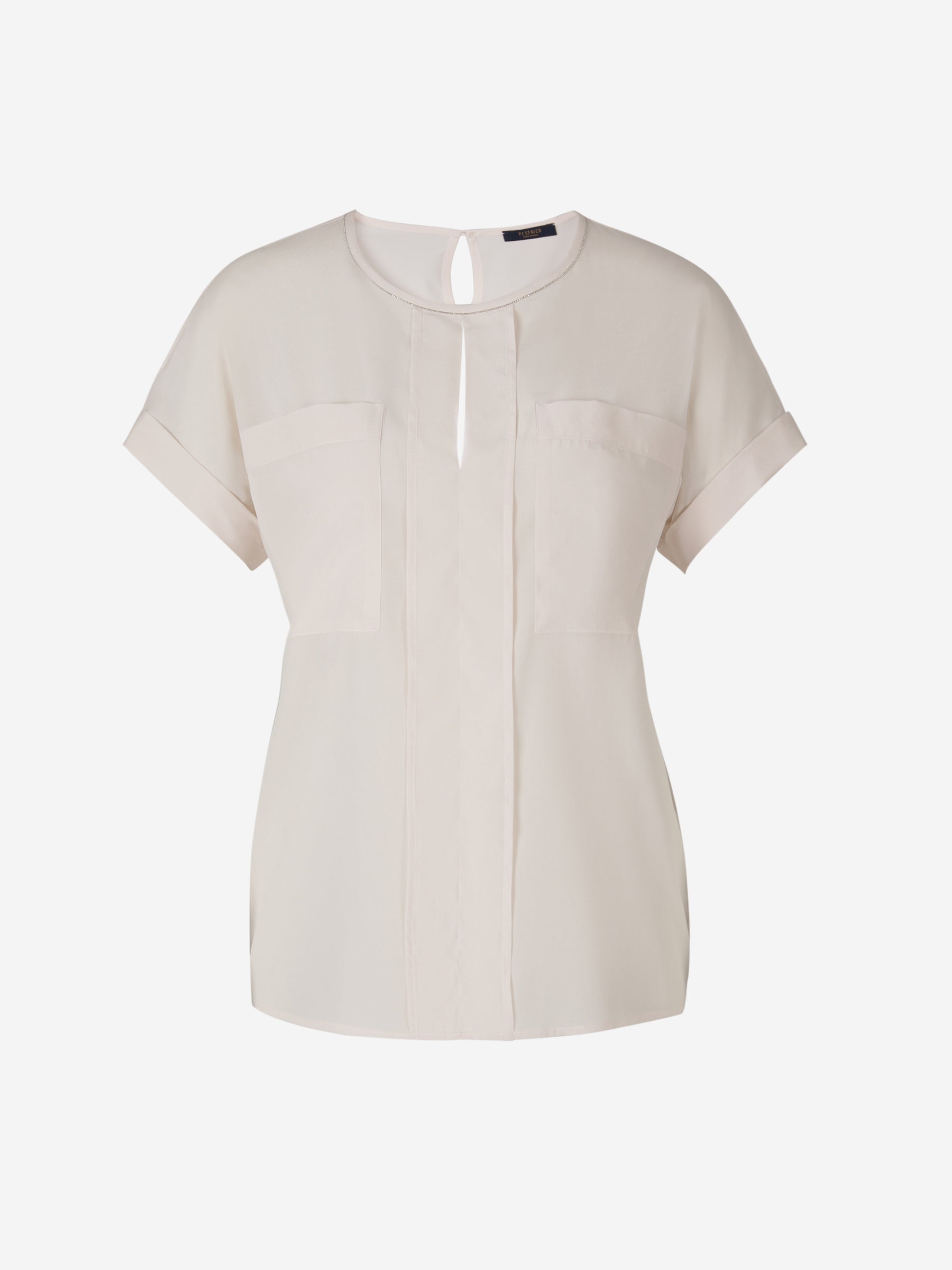 Outlet online Peserico Mujer Blusa Lisa Seda color Blanco sku 702-000430 01 - Foto 4