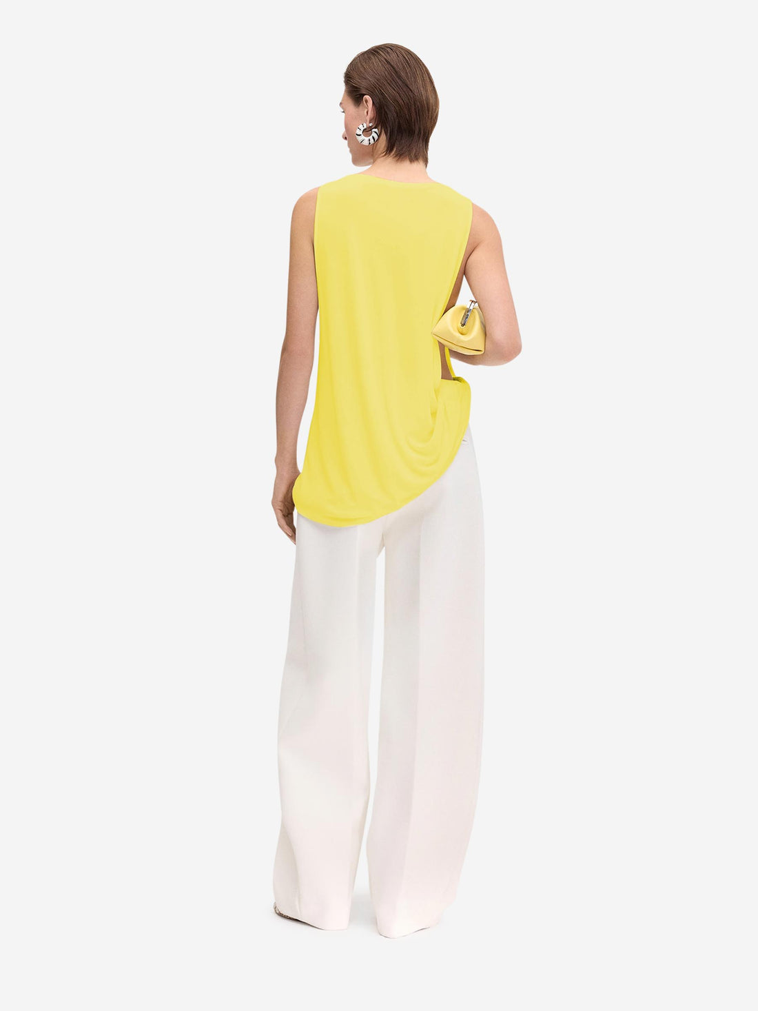 Jacquemus Mujer Barcelona Blusa Peplo Punto color Amarillo Claro sku 702-000475 01 - Foto 2