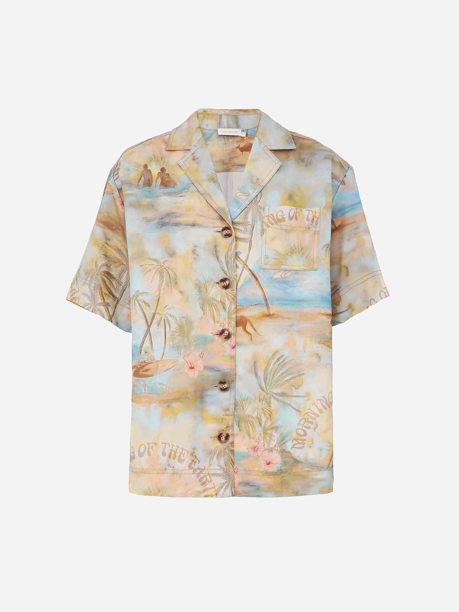 Zimmermann Mujer Barcelona Camisa Illuminate Estampado color Multicolor sku 702-000484 01 - Foto 1