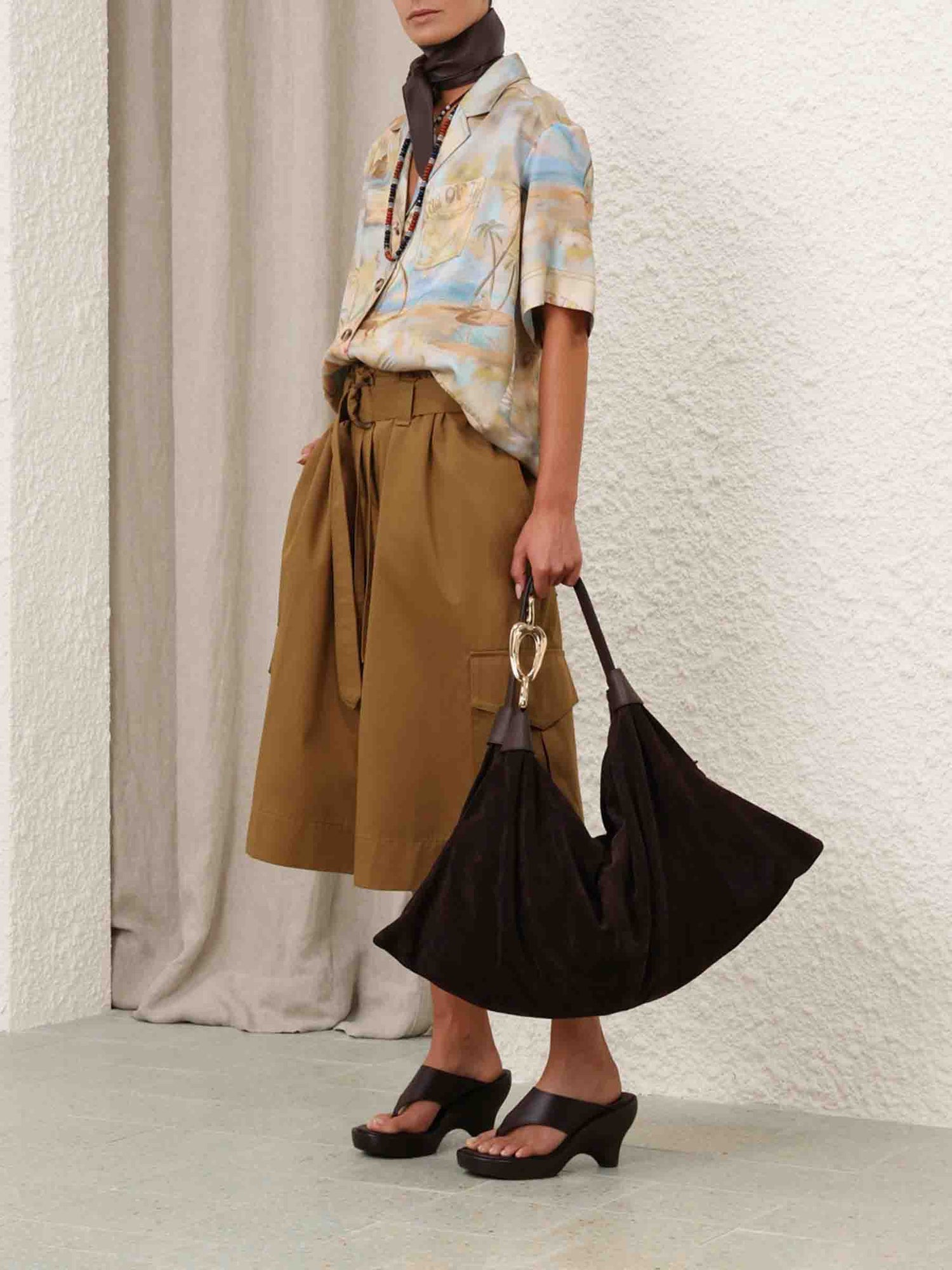 Zimmermann Mujer Barcelona Camisa Illuminate Estampado color Multicolor sku 702-000484 01 - Foto 3