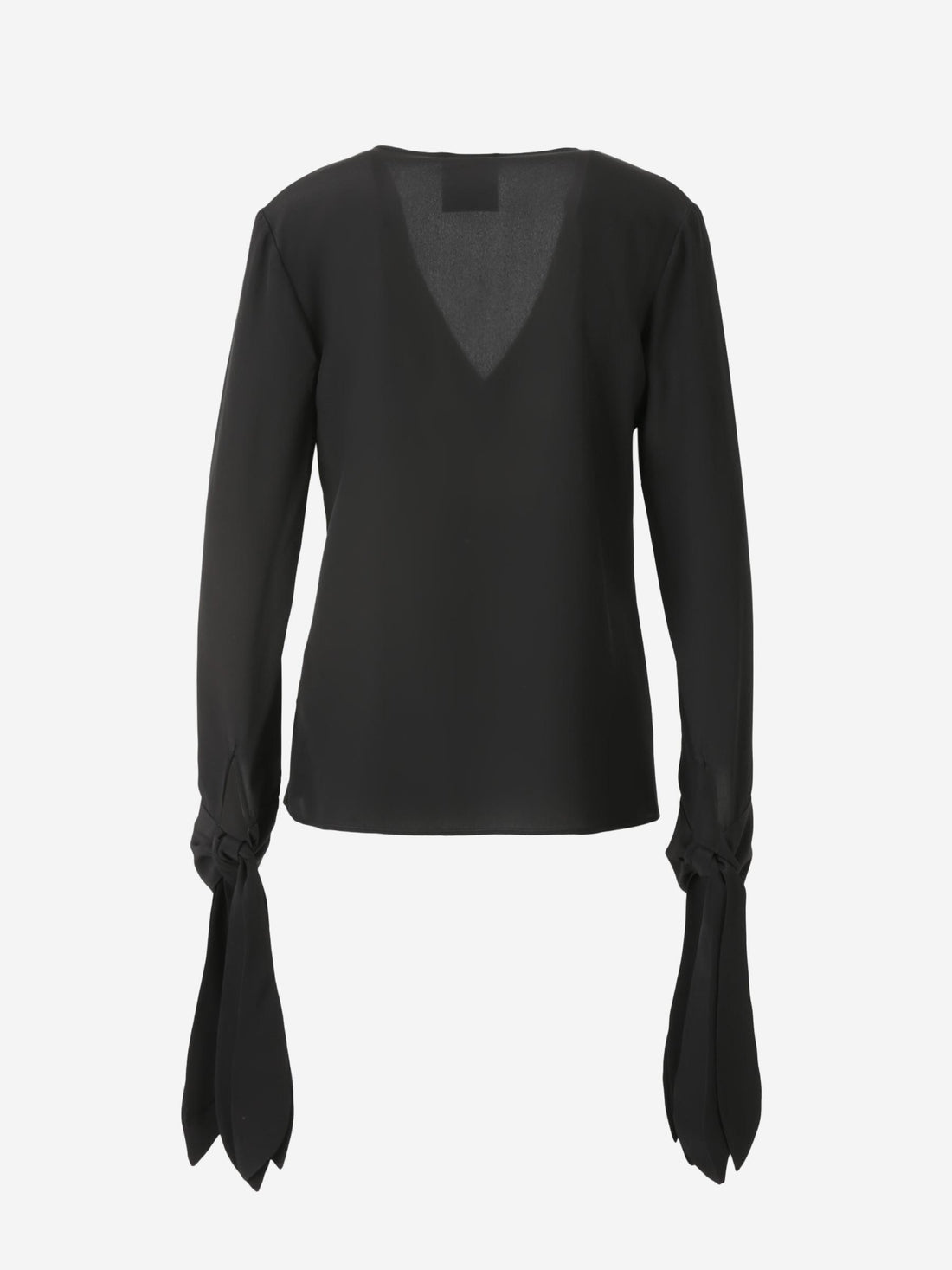 Outlet online Givenchy Mujer Blusa Seda Nudos color Negro sku 702-000490 01 - Foto 2