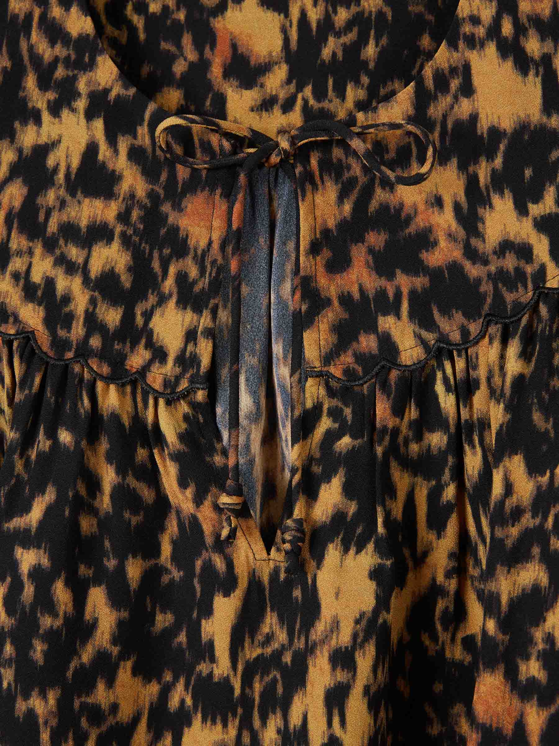 Outlet online Ulla Johnson Mujer Blusa Estampada color Leopardo sku 702-000491 01 - Foto 3