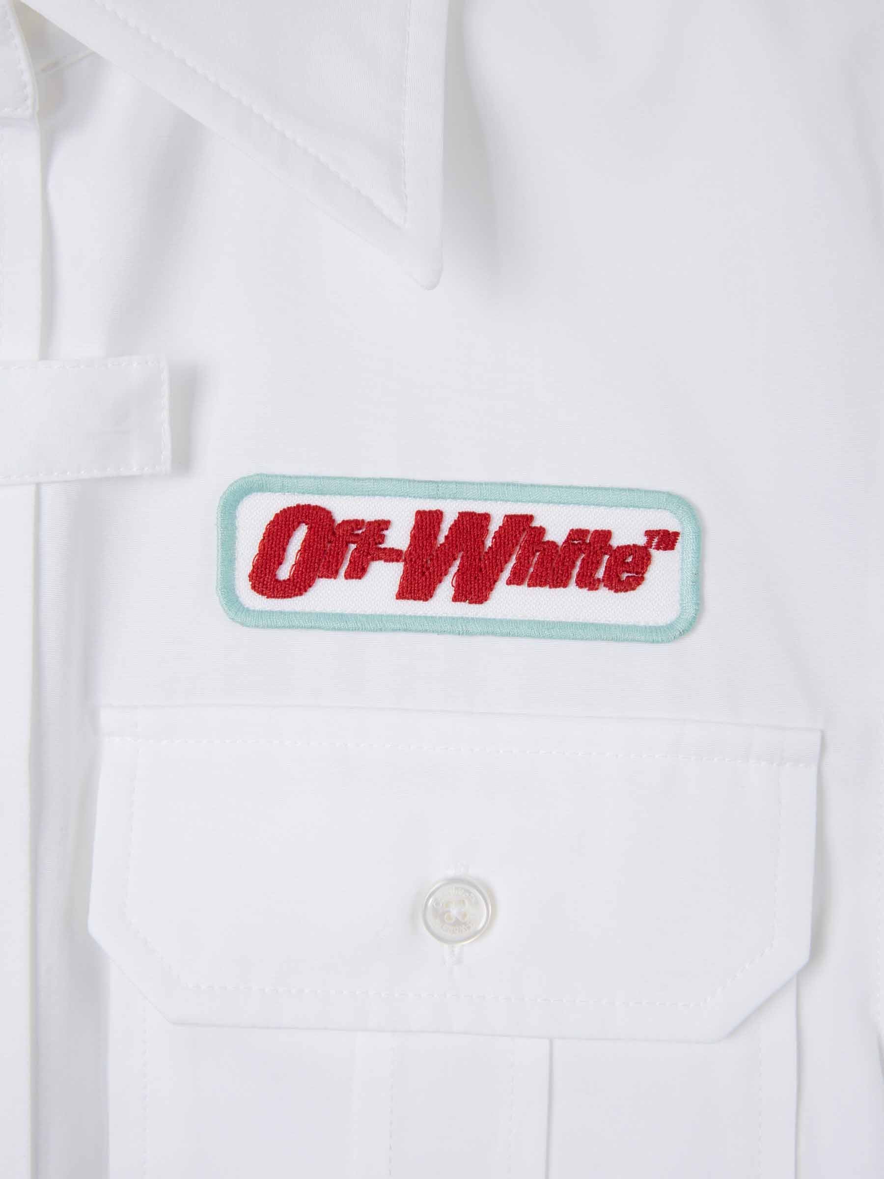 Off-White Mujer Barcelona Camisa Lisa Casual color Blanco sku 702-000516 01 - Foto 4