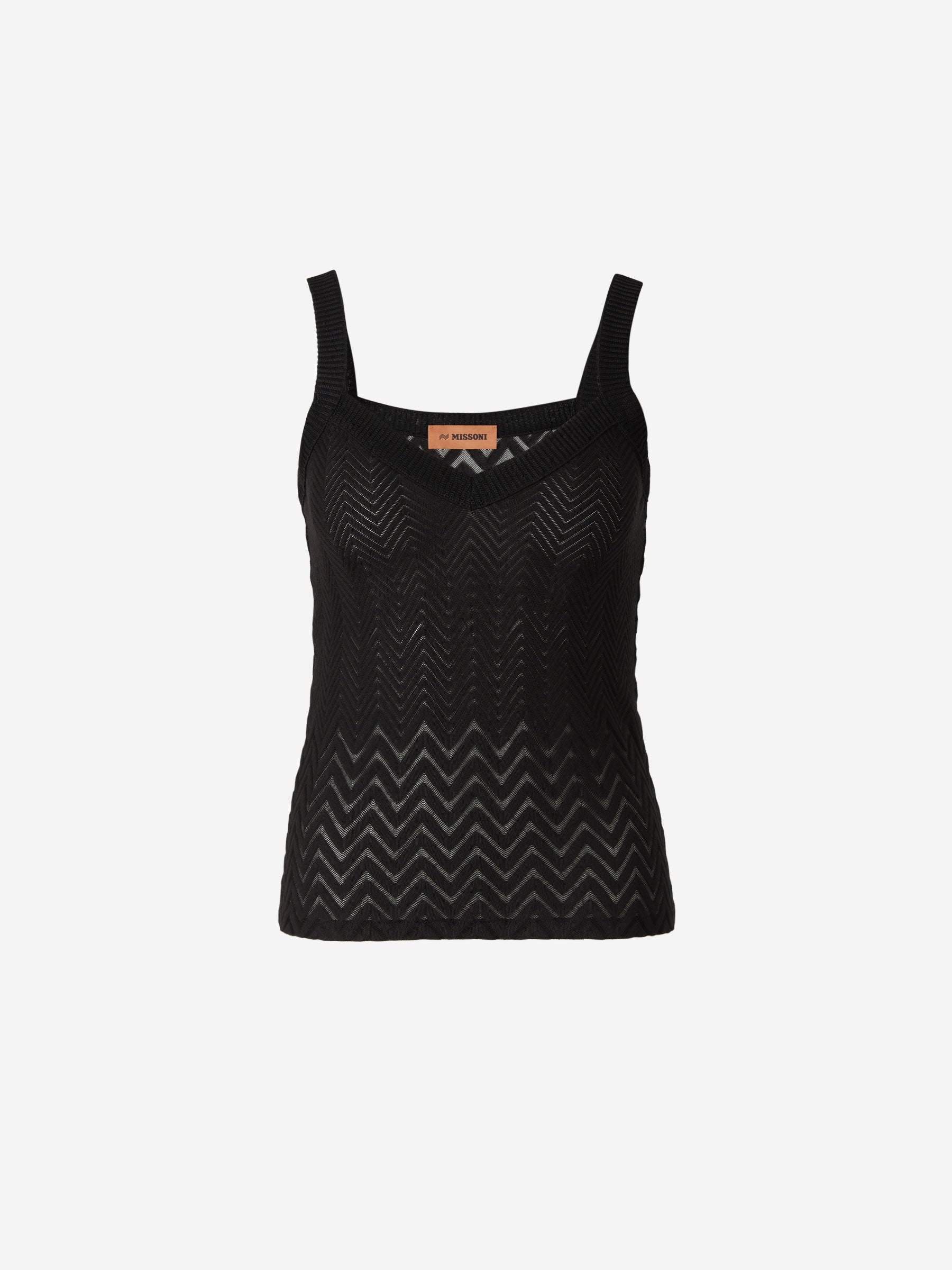 Outlet online Missoni Mujer Top Zig Zag color Negro sku 703-001956 02 - Foto 4