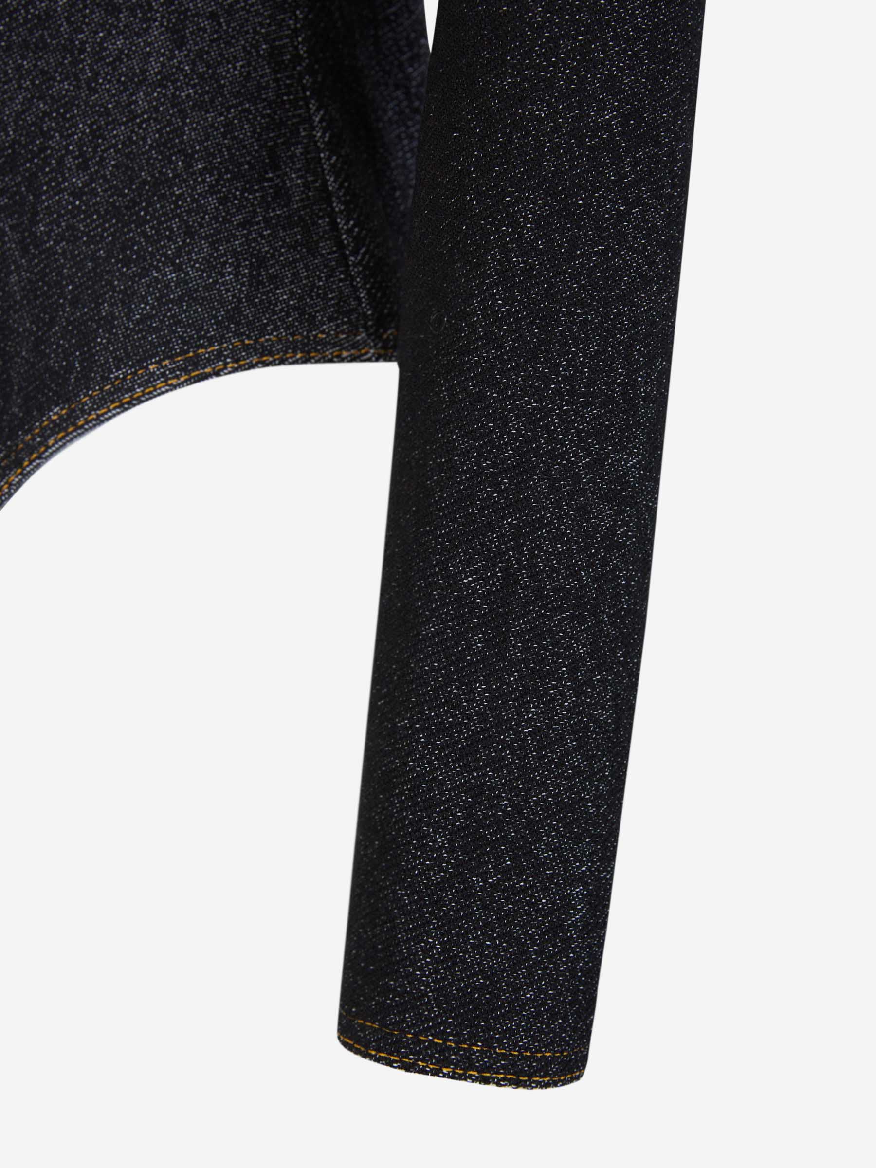 Outlet online Alaïa Mujer Body Elástico Denim color Azul Noche sku 703-002018 01 - Foto 4