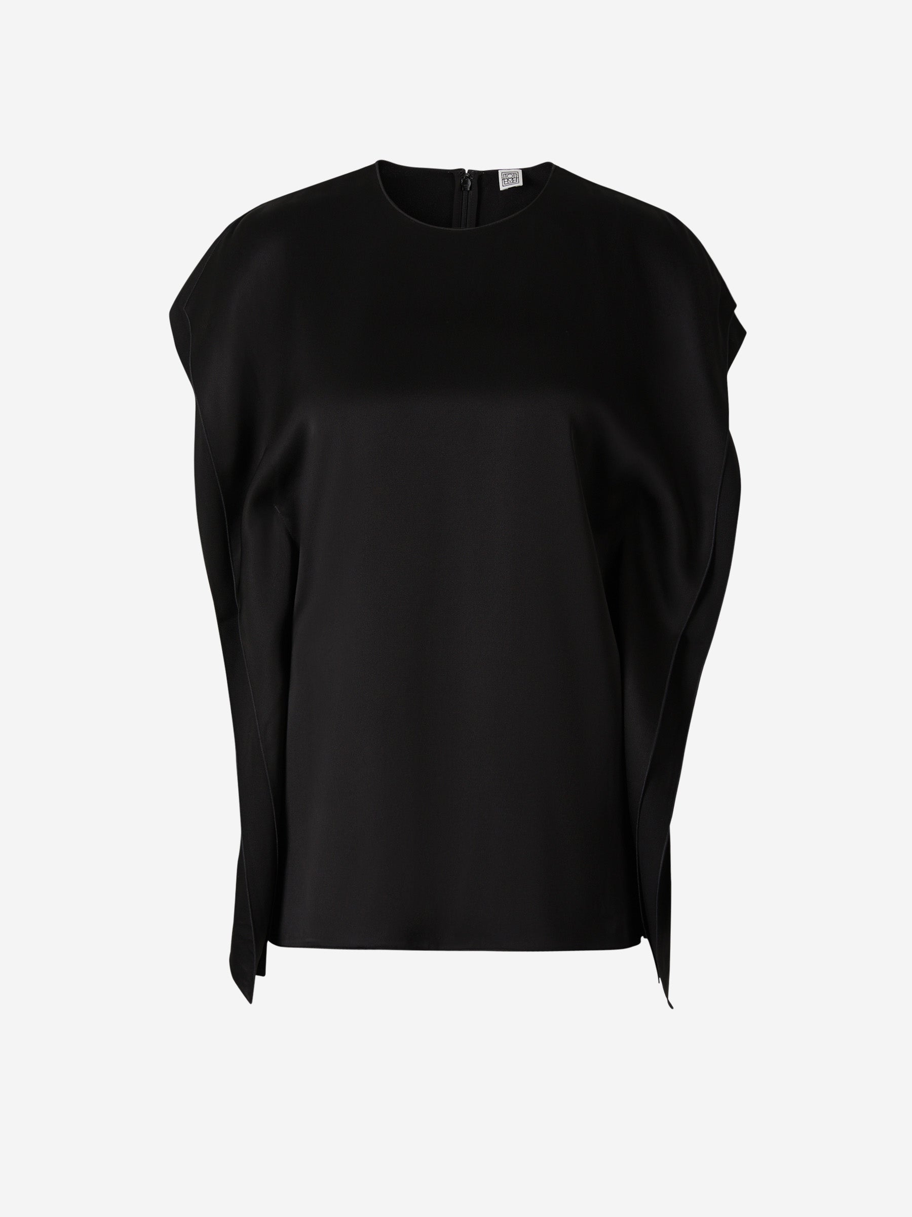 Outlet online TOTEME Mujer Top Crepé Drapeado color Negro sku 703-002040 01 - Foto 1