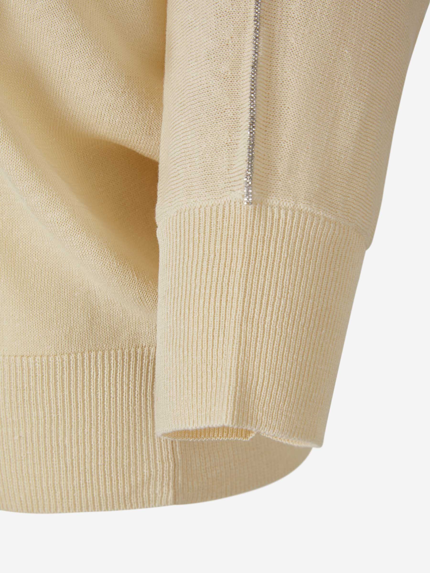 Outlet online Peserico Mujer Jersey Punto Crepé color Beis sku 703-002063 01 - Foto 4