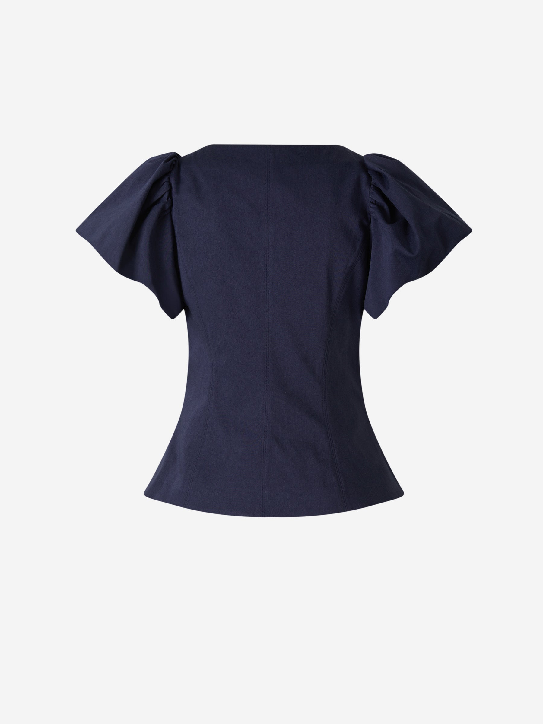 Outlet online Simkhai Mujer Top Manga Corta color Azul Noche sku 703-002068 01 - Foto 2