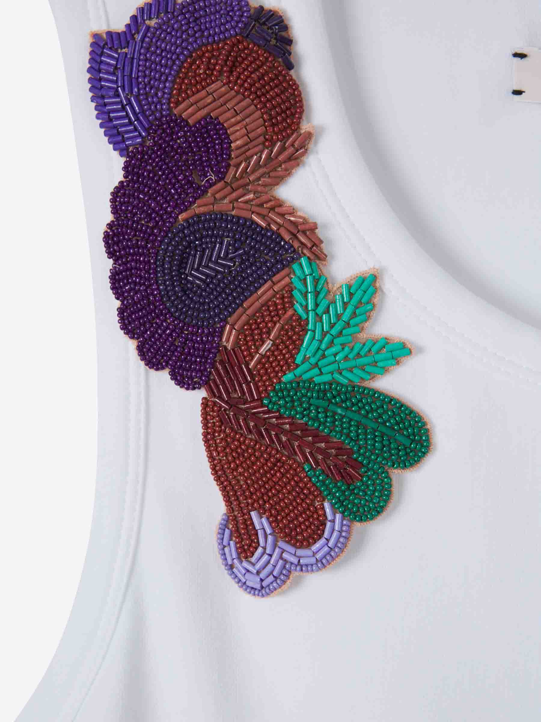 Outlet online Dorothee Schumacher Mujer Top All Time color Blanco sku 703-002230 01 - Foto 3