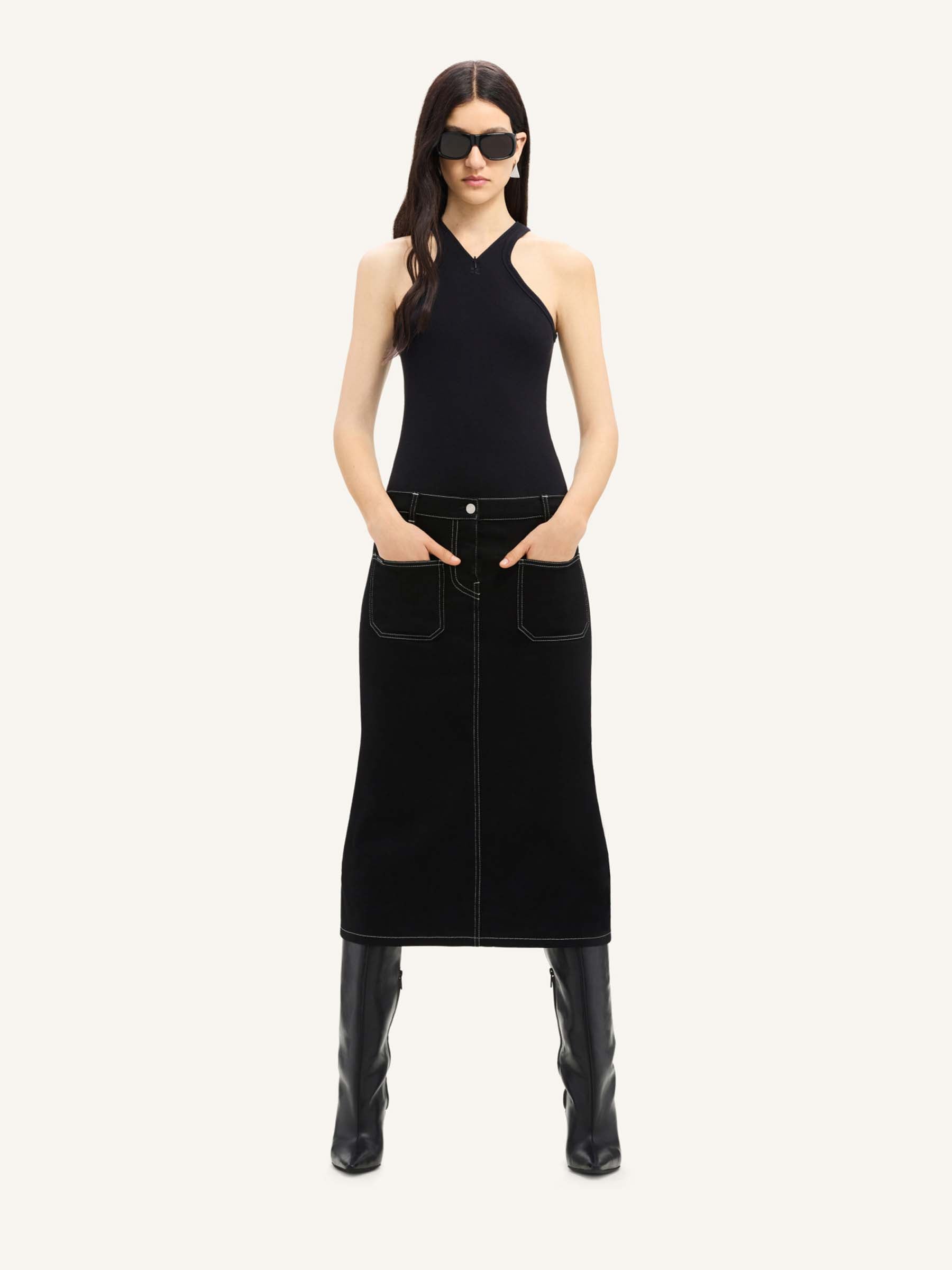 Outlet online Courrèges Mujer Top Criss Cross 90&