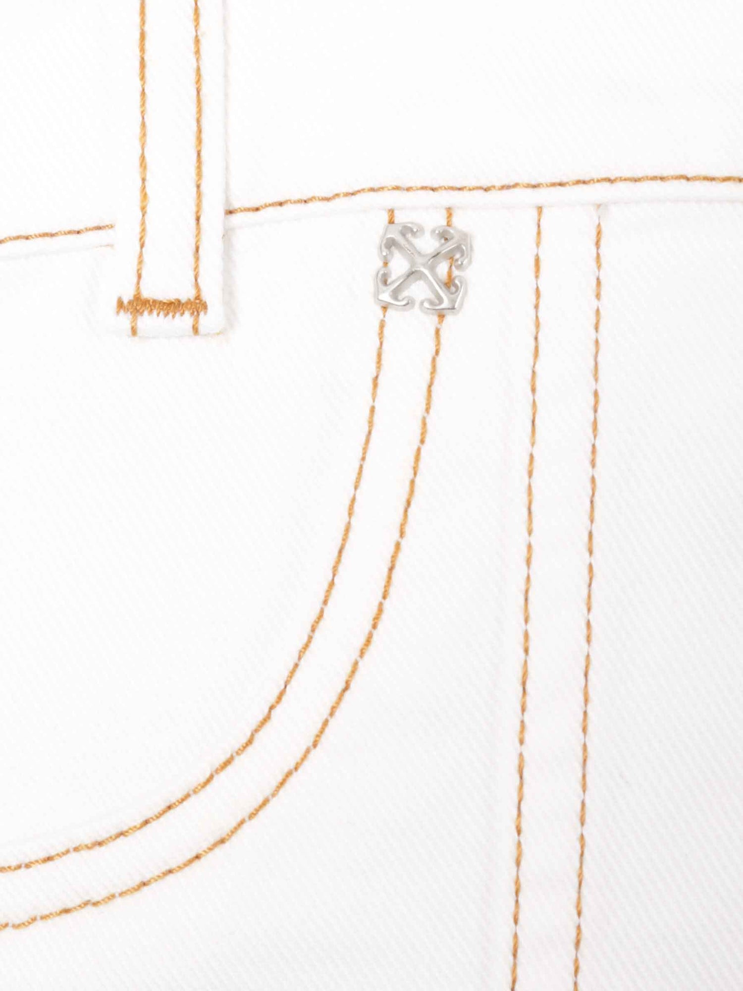 Off-White Mujer Barcelona Top Denim Pantalón color Blanco sku 703-002291 01 - Foto 3