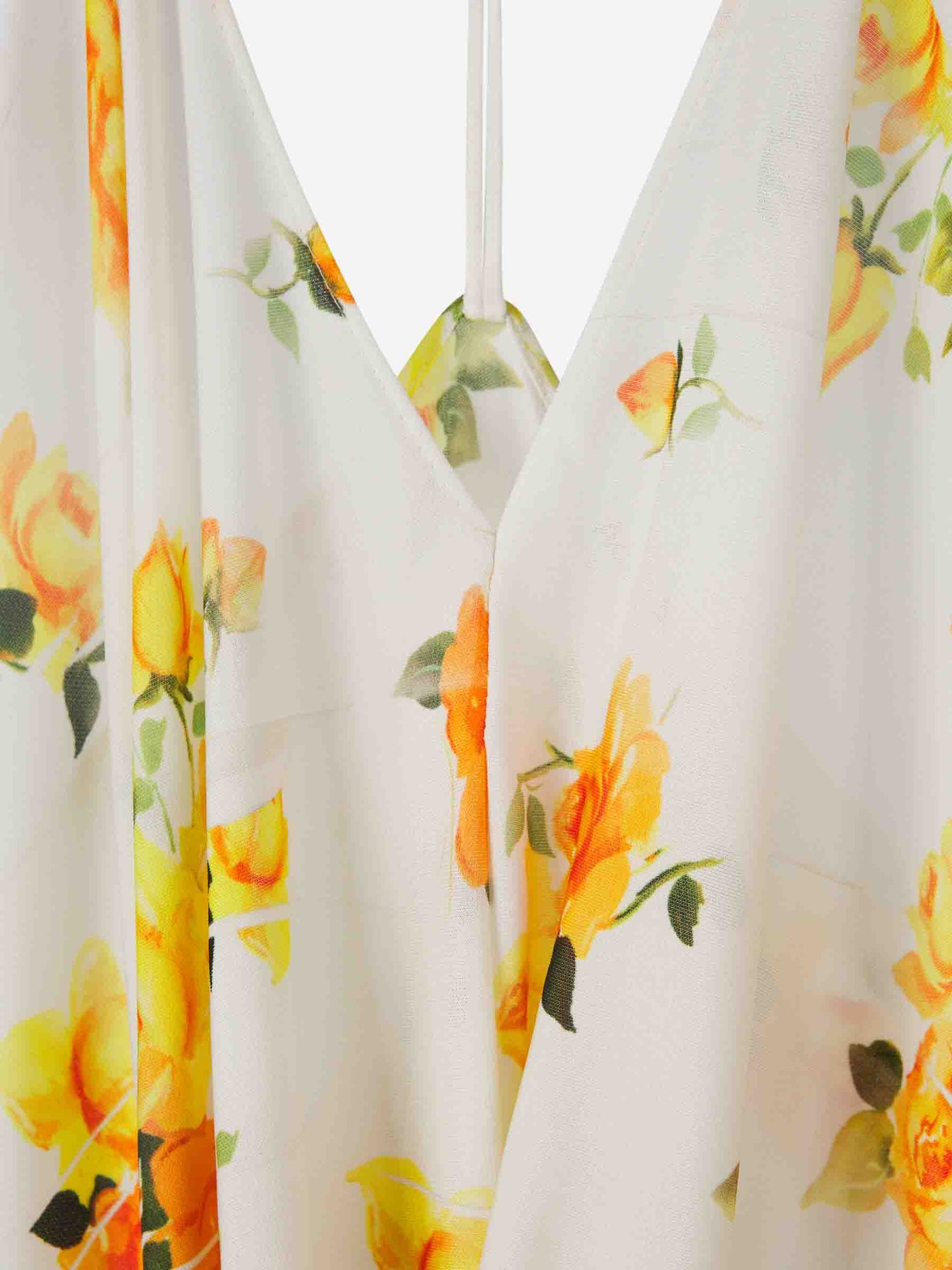 Acne Studios Mujer Barcelona Top Motivo Floral color Amarillo sku 703-002296 01 - Foto 3