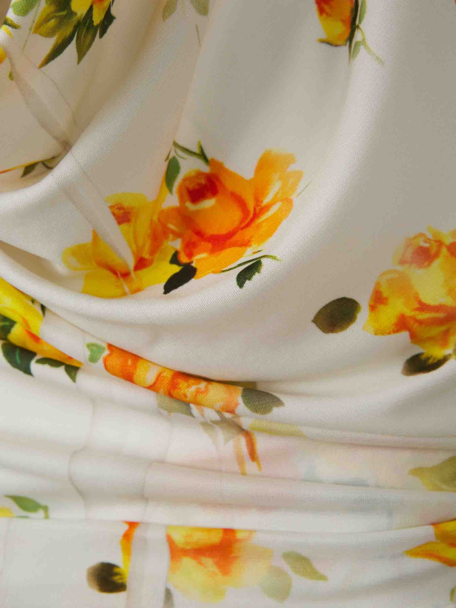 Acne Studios Mujer Barcelona Top Motivo Floral color Amarillo sku 703-002296 01 - Foto 4