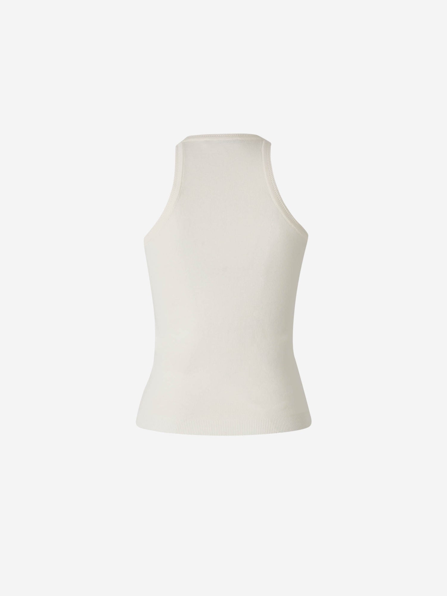 Max Mara Mujer Barcelona Top Punto Algodón color Crema sku 703-002401 02 - Foto 2