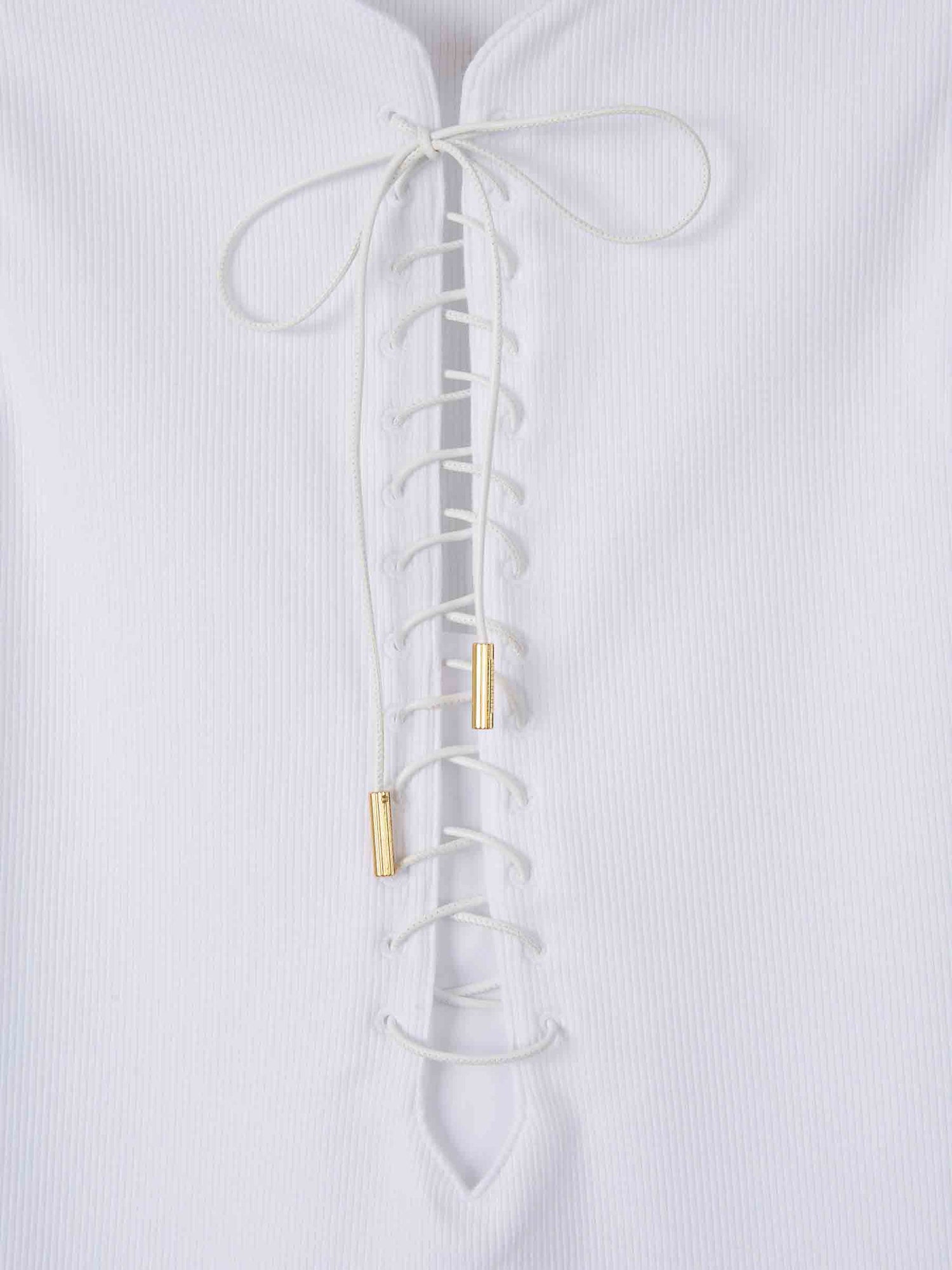 Givenchy Mujer Barcelona Top Tirantes Cordones color Blanco sku 703-002407 02 - Foto 3