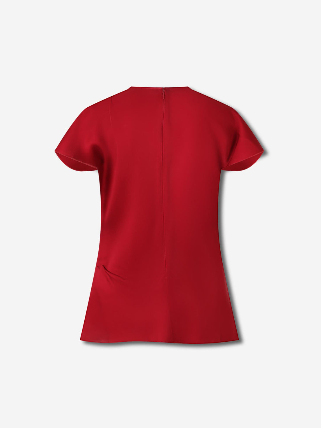 Outlet online Victoria Beckham Mujer Top Pliegues Satén color Rojo sku 703-002461 01 - Foto 2
