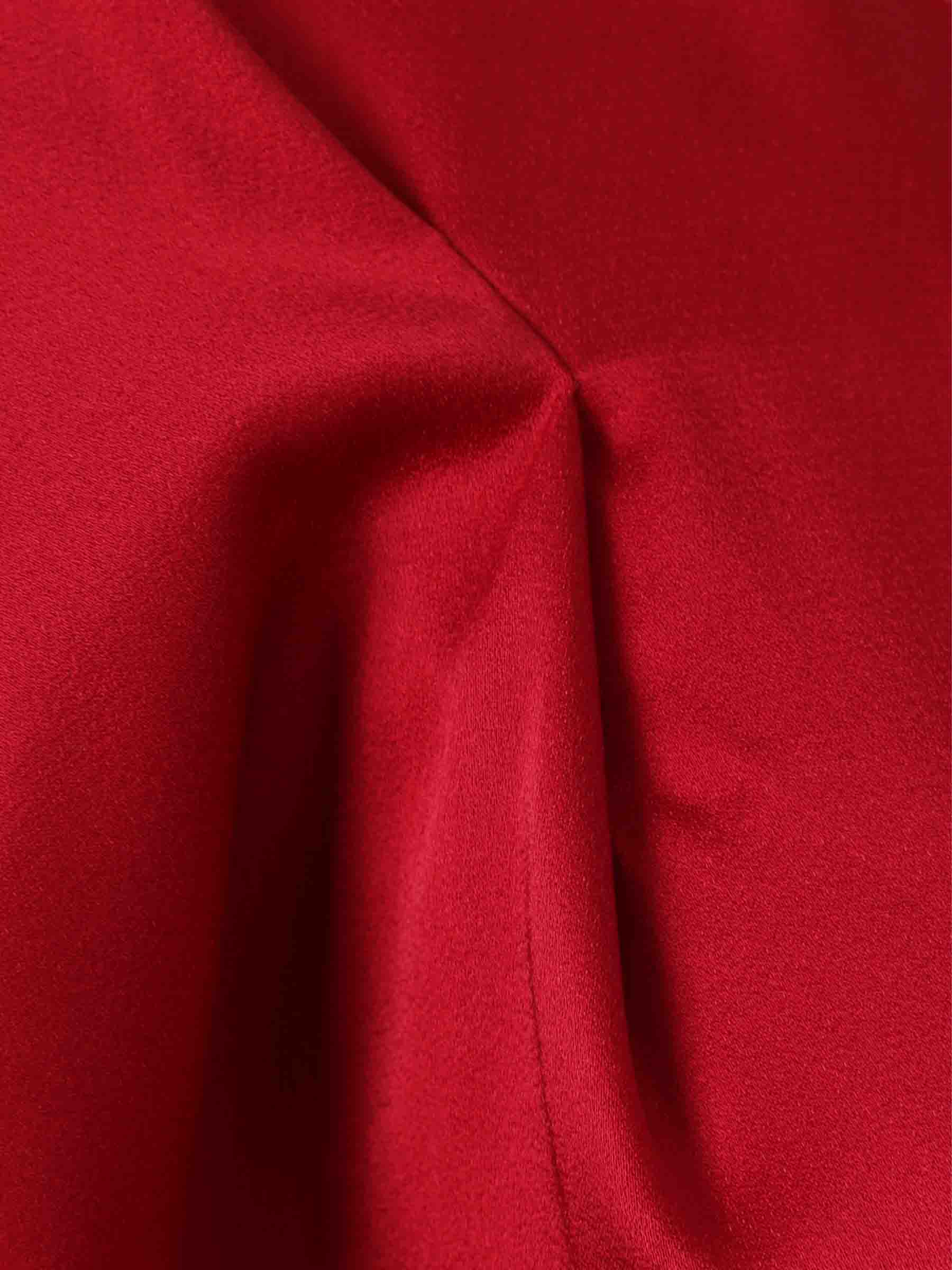 Outlet online Victoria Beckham Mujer Top Pliegues Satén color Rojo sku 703-002461 01 - Foto 3