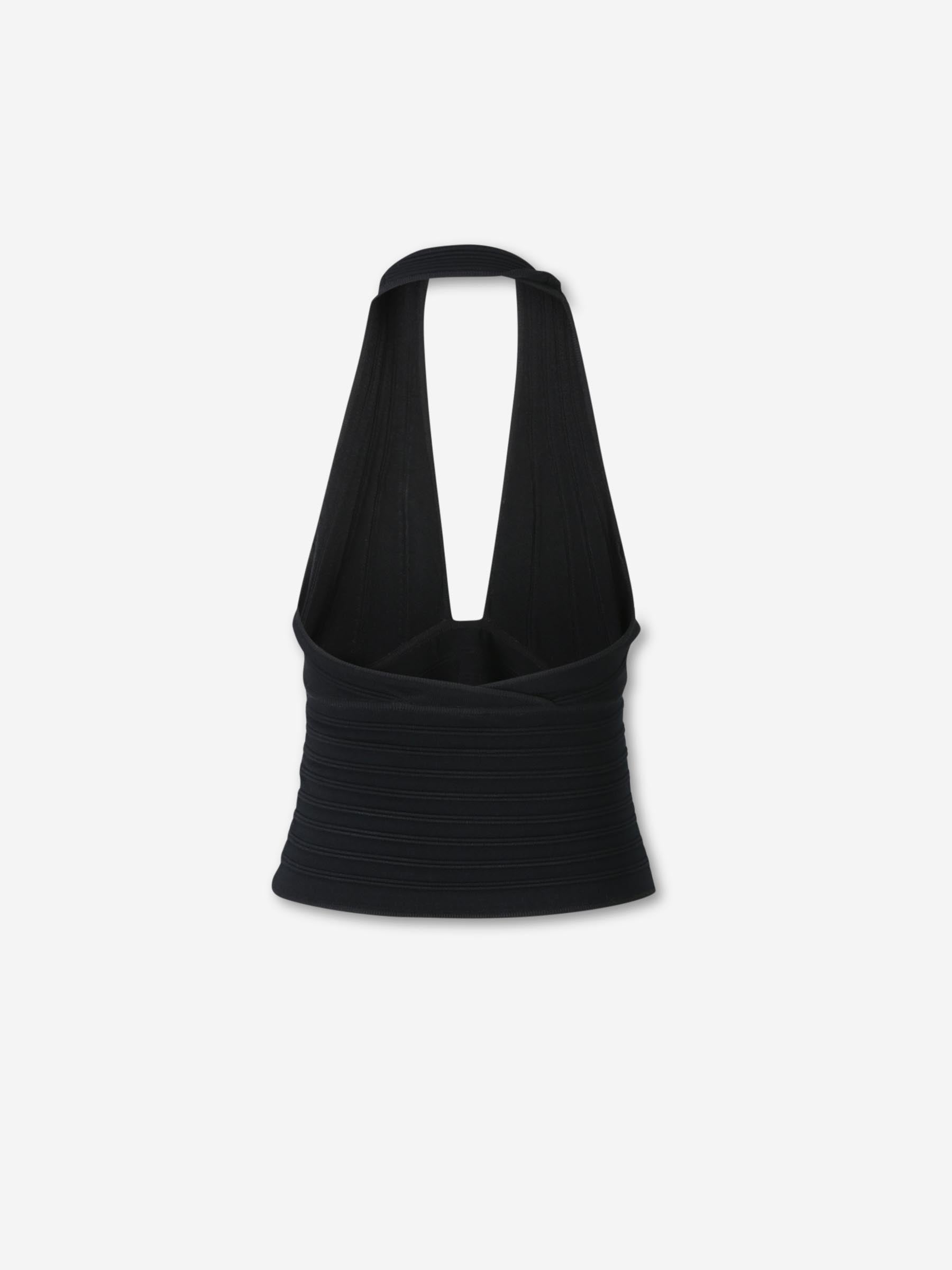 Outlet online Cult Gaia Mujer Top Punto Kanta color Negro sku 703-002561 01 - Foto 3