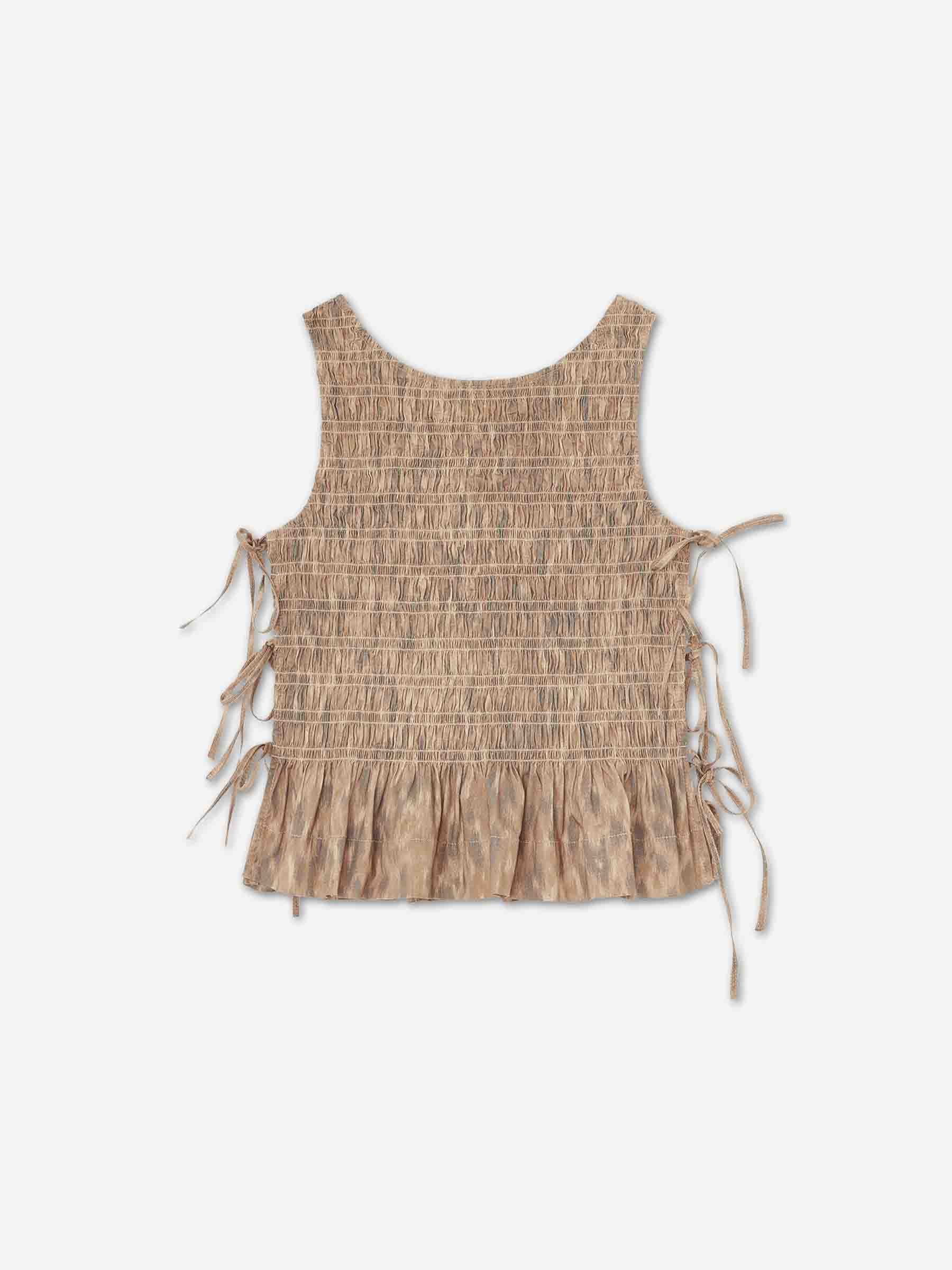 Ganni Mujer Barcelona Blusa Péplum algodón color Leopardo sku 703-002582 01 - Foto 1