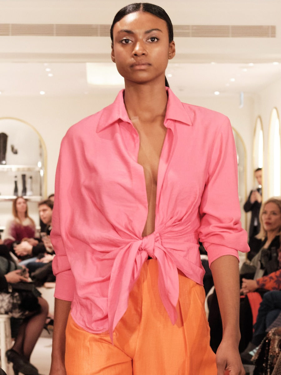 Outlet online Jacquemus Mujer Camisa Le Bahía color Fucsia sku 701-001870 01 - Foto 6