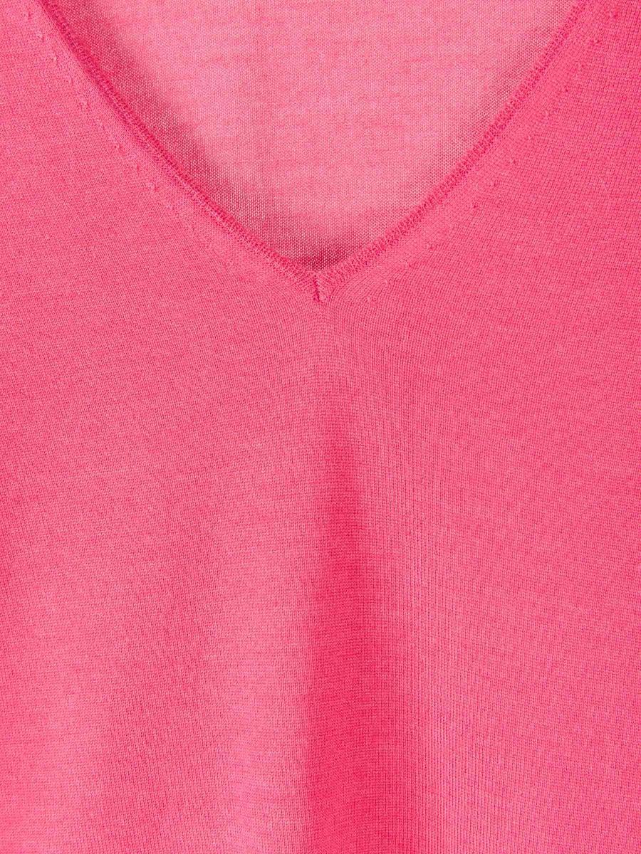 Outlet online Santa Eulalia Mujer Jersey Seda Y Cashmere color Rosa sku 711-002241 03 - Foto 3