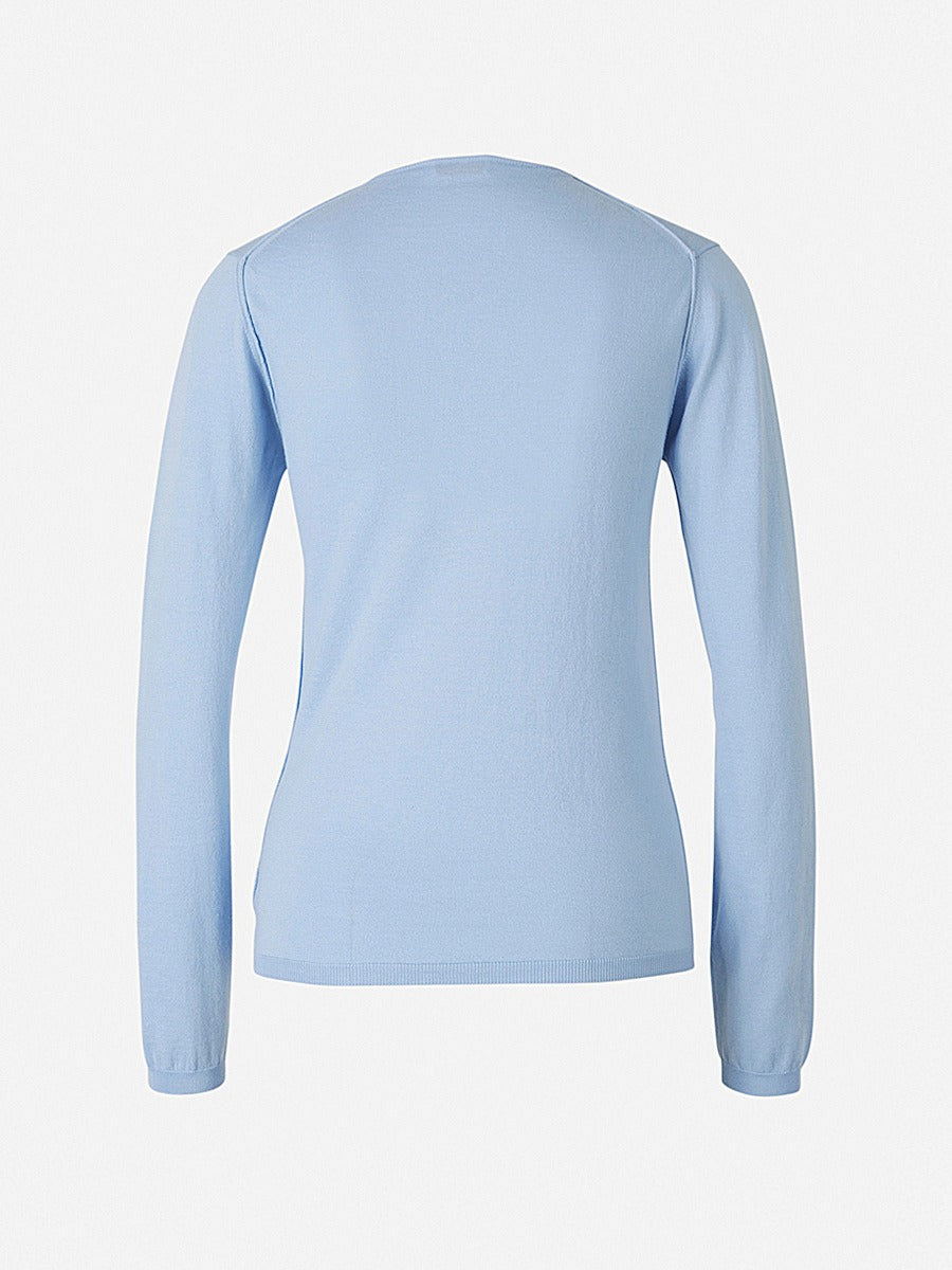 Outlet online Santa Eulalia Mujer Jersey Algodón color Azul Celeste sku 711-002242 02 - Foto 6