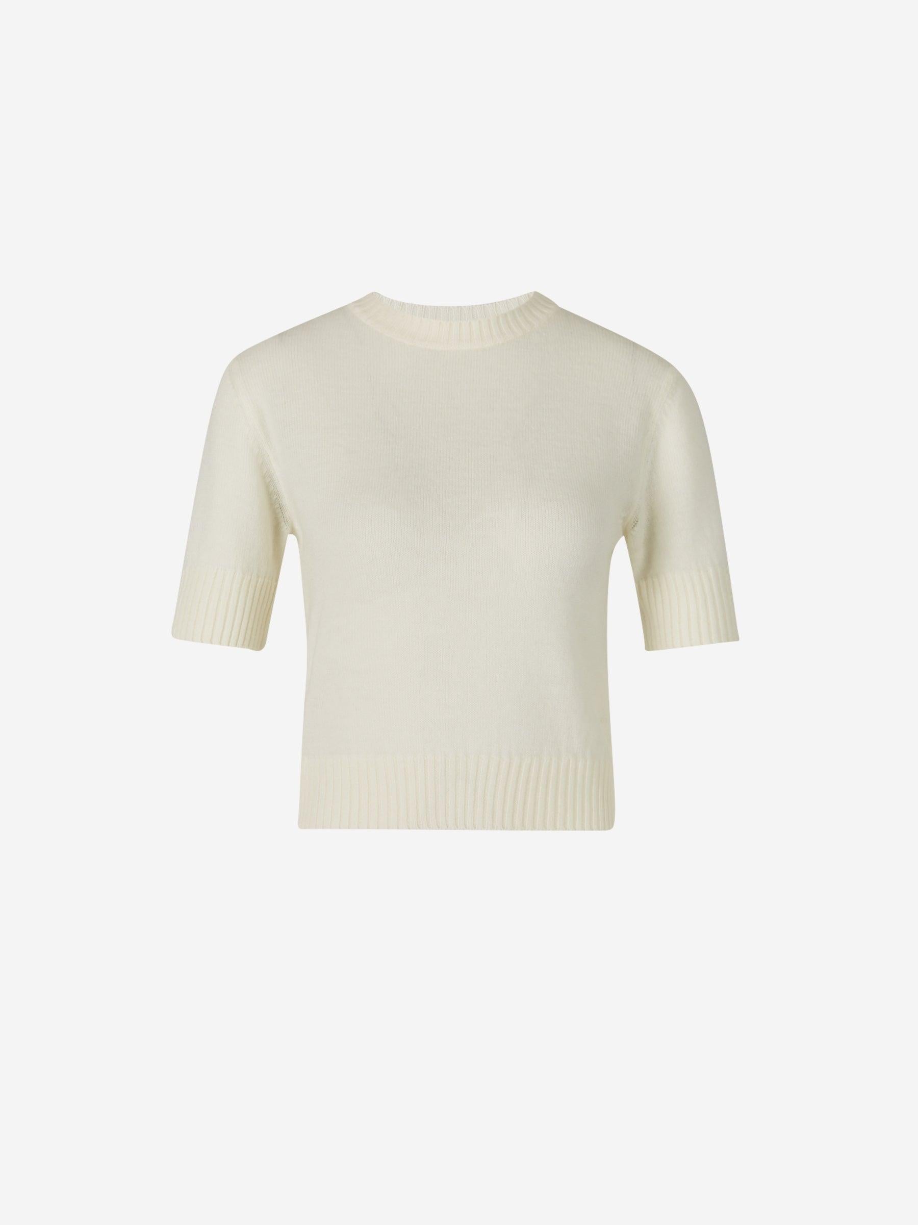 Outlet online Jil Sander Mujer Jersey Manga Corta color Marfil sku 711-002956 01 - Foto 1