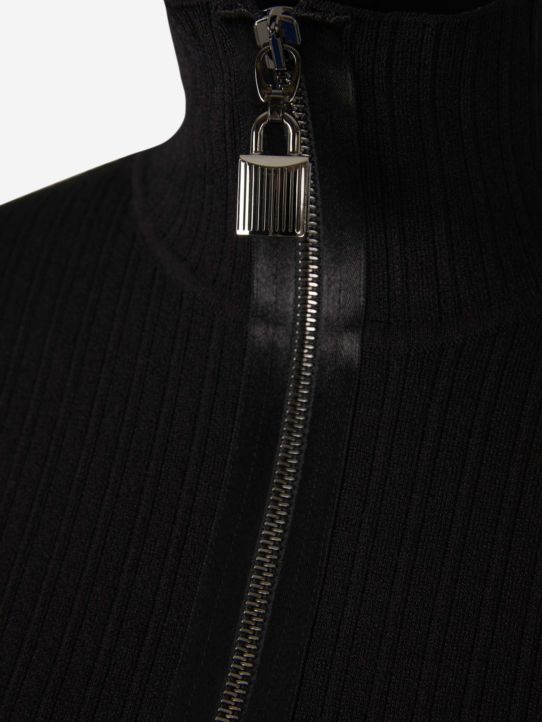 Outlet online Tom Ford Mujer Jersey Punto Cremallera color Negro sku 711-003077 01 - Foto 3
