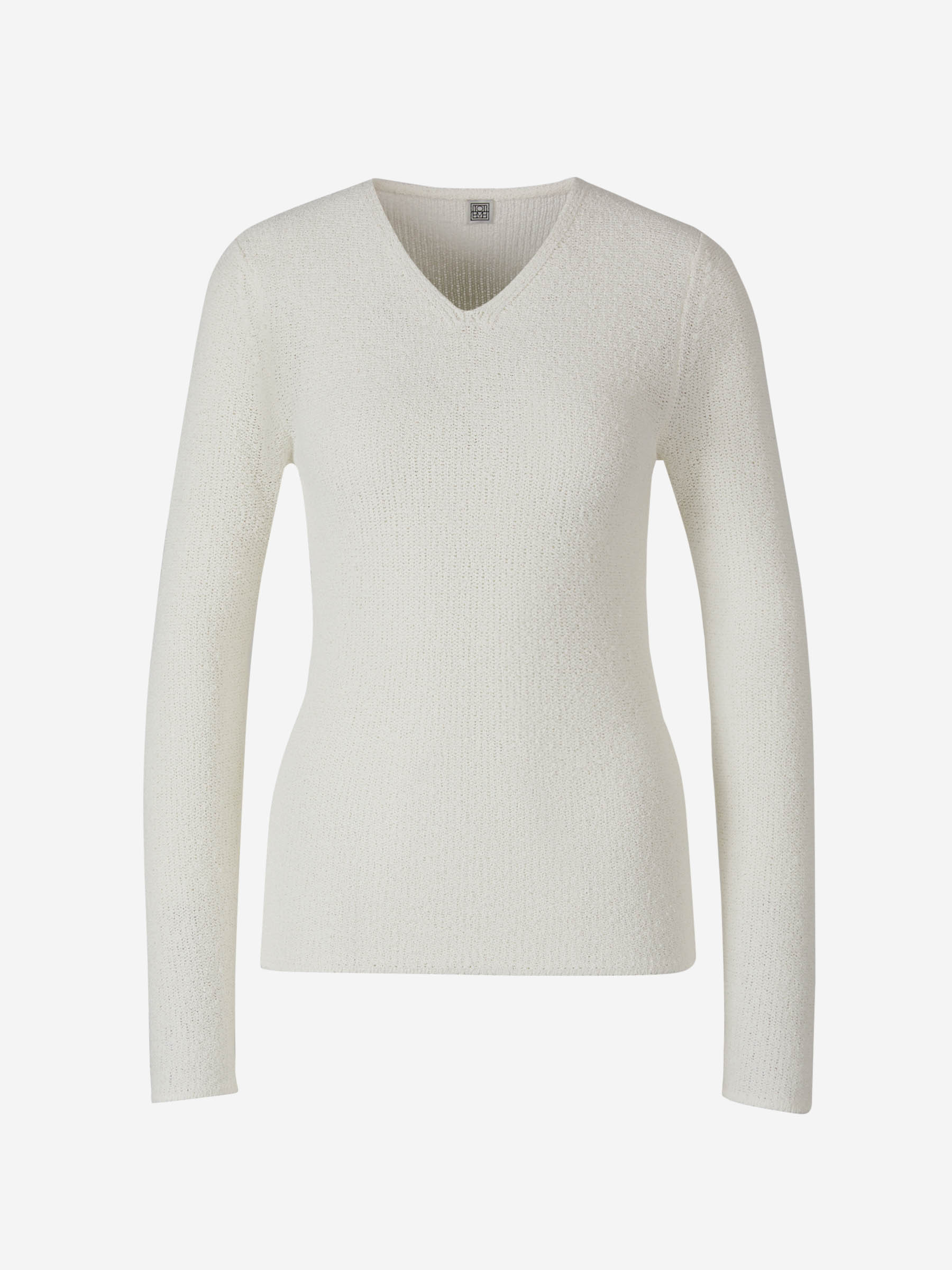 Outlet online TOTEME Mujer Jersey Punto Bouclé color Marfil sku 711-003089 01 - Foto 1
