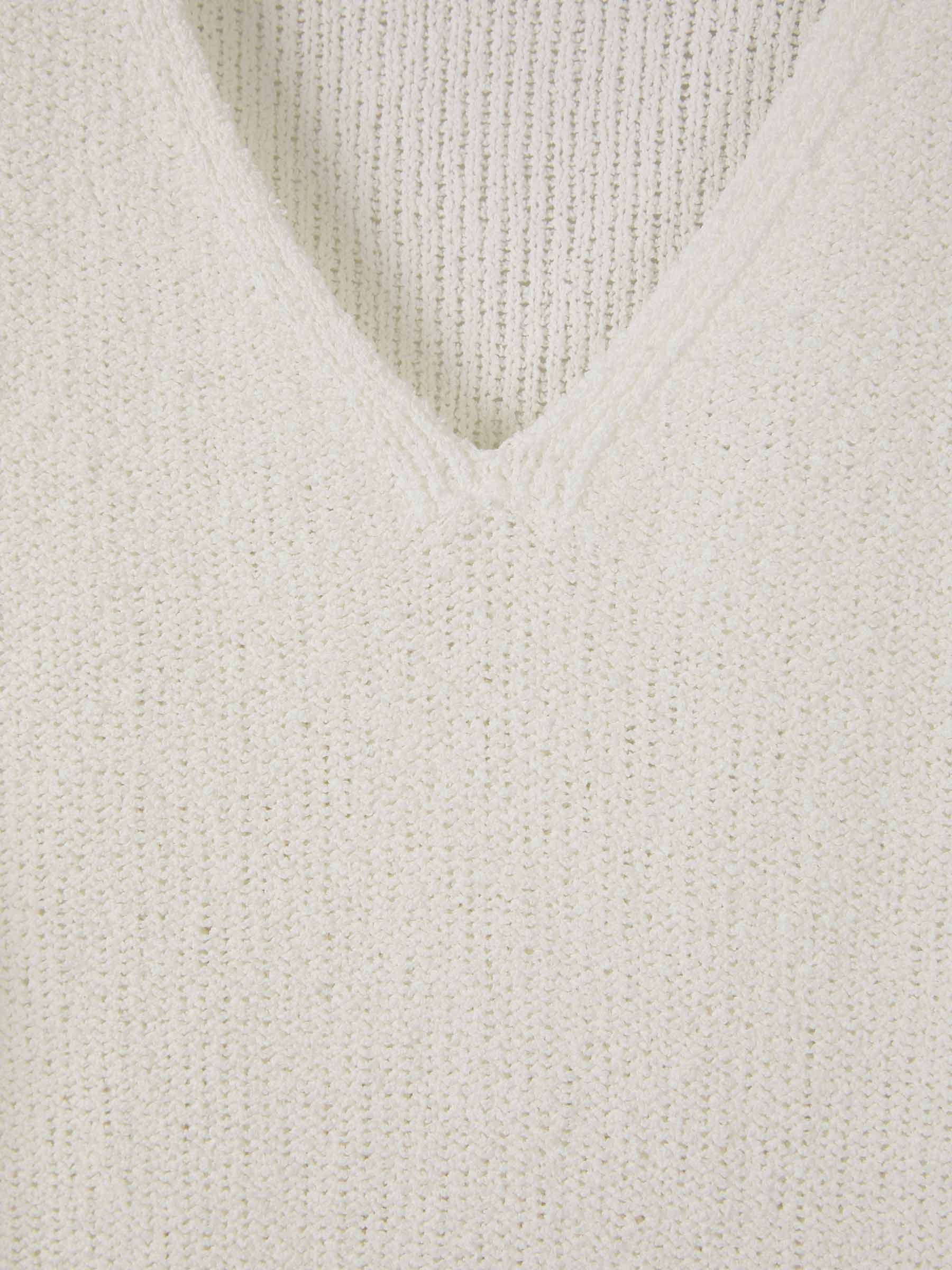 Outlet online TOTEME Mujer Jersey Punto Bouclé color Marfil sku 711-003089 01 - Foto 3