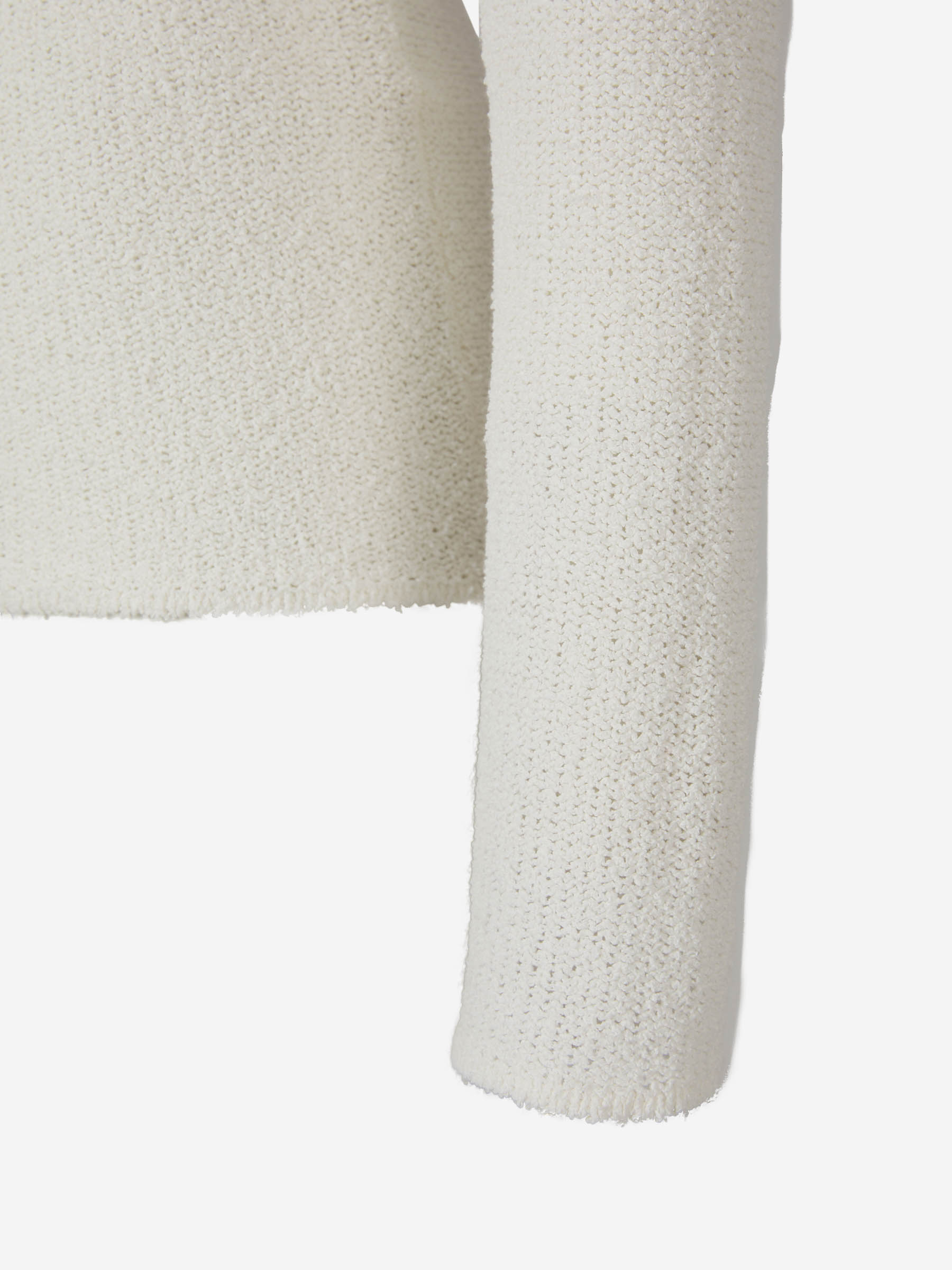 Outlet online TOTEME Mujer Jersey Punto Bouclé color Marfil sku 711-003089 01 - Foto 4