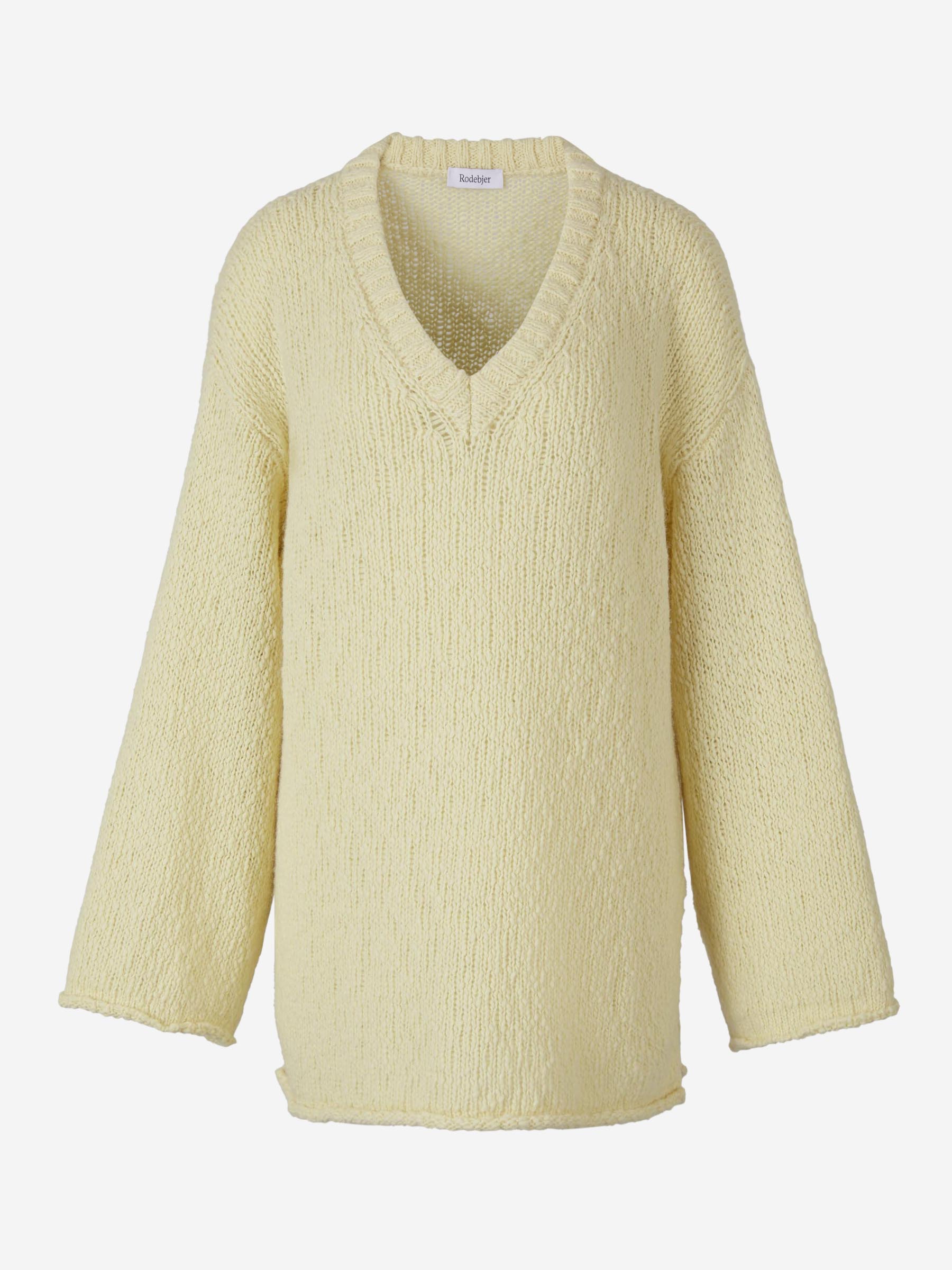 Outlet online Rodebjer Mujer Jersey Lana Y Algodón color Amarillo Claro sku 711-003108 01 - Foto 1