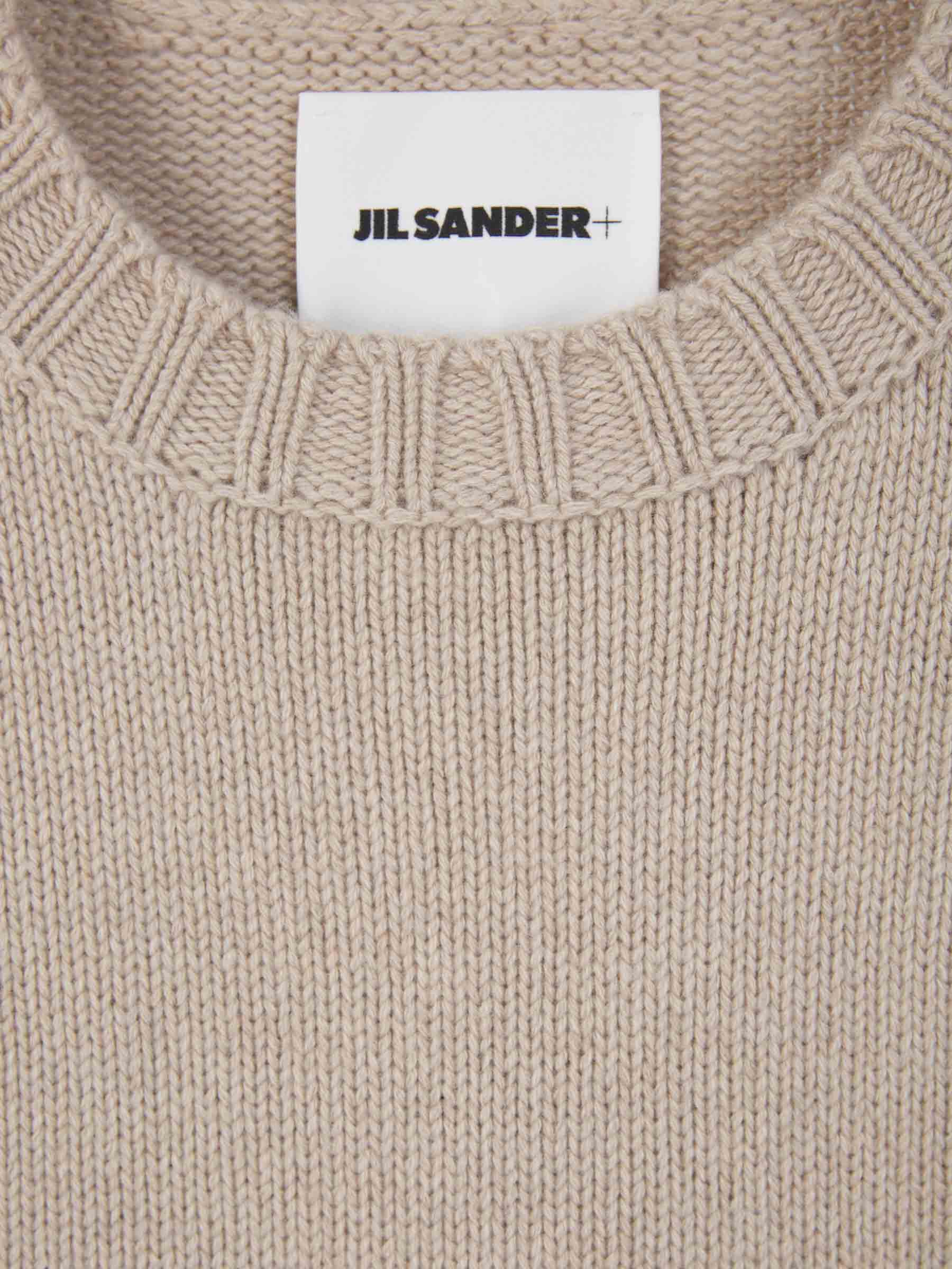 Outlet online Jil Sander Mujer Jersey Punto Cashmere color Crema sku 711-003111 01 - Foto 3