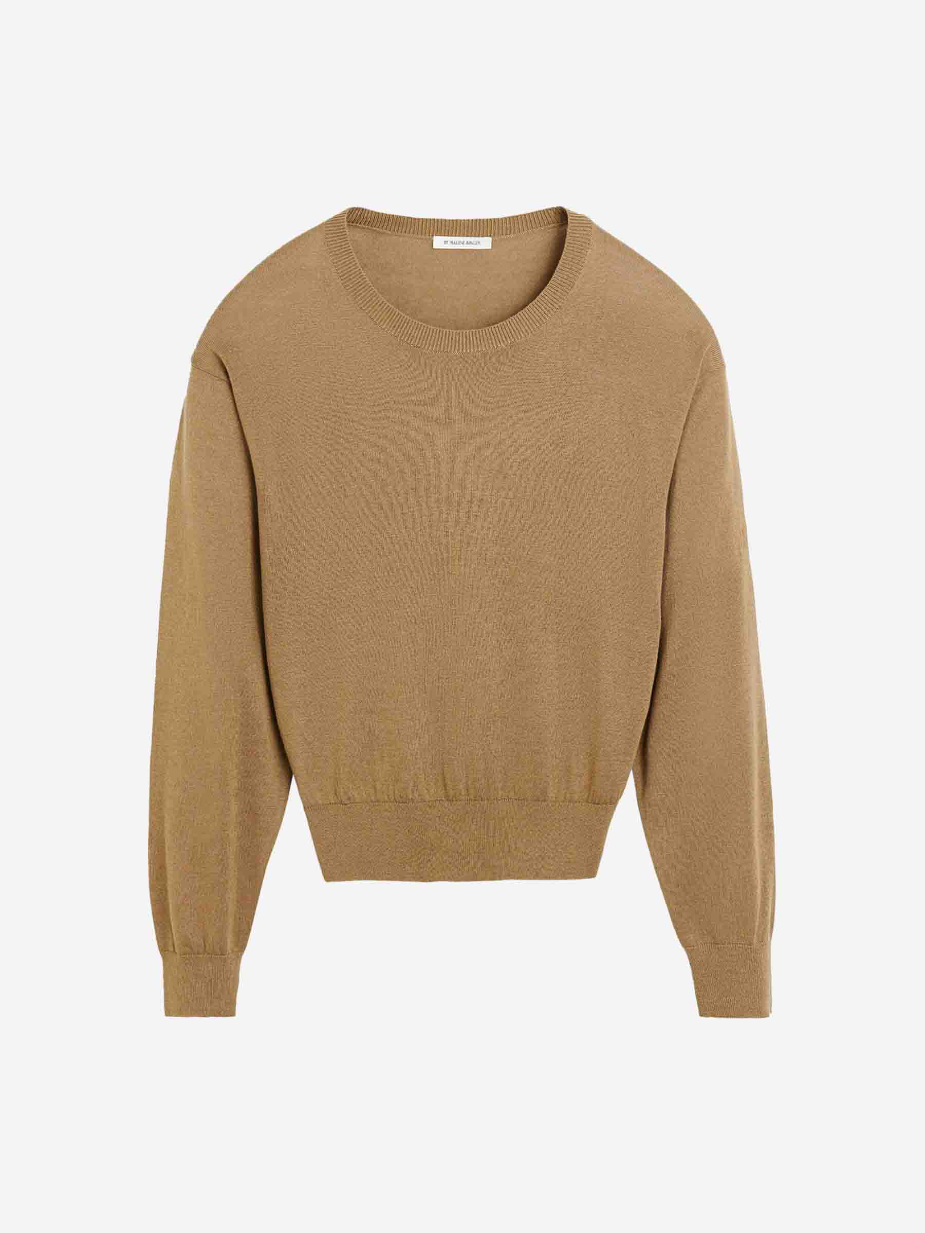 Outlet online By Malene Birger Mujer Jersey Lana Mantea color Camel sku 711-003276 02 - Foto 1
