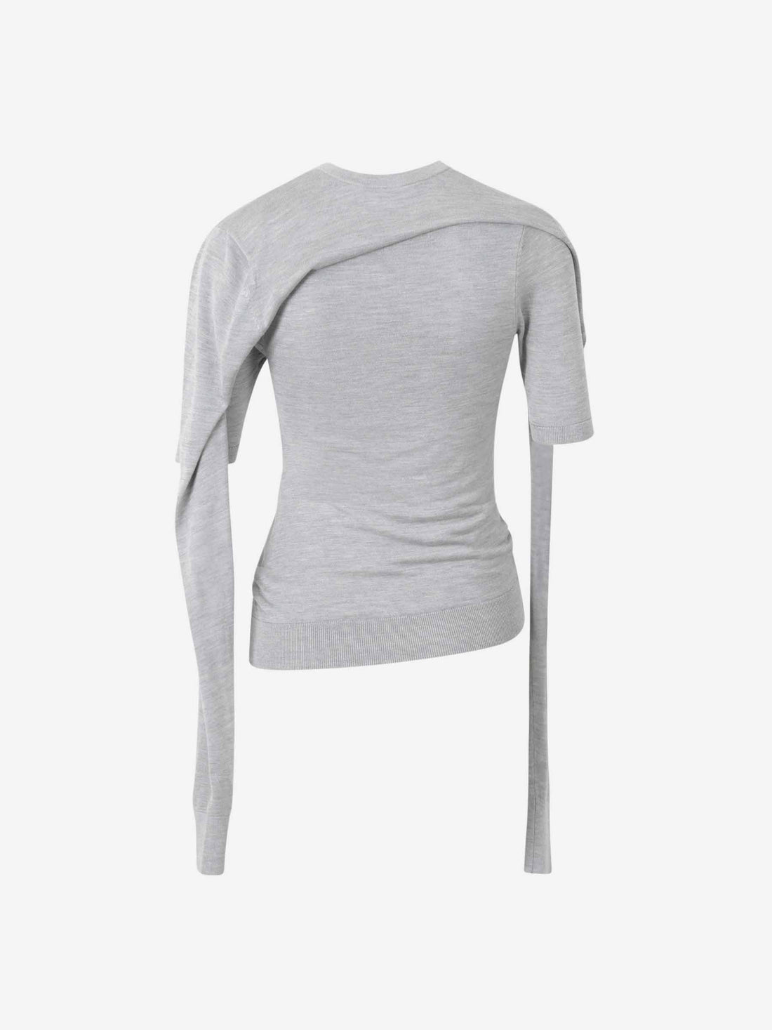 Acne Studios Mujer Barcelona Jersey Capas Seda color Gris Piedra sku 711-003307 01 - Foto 2