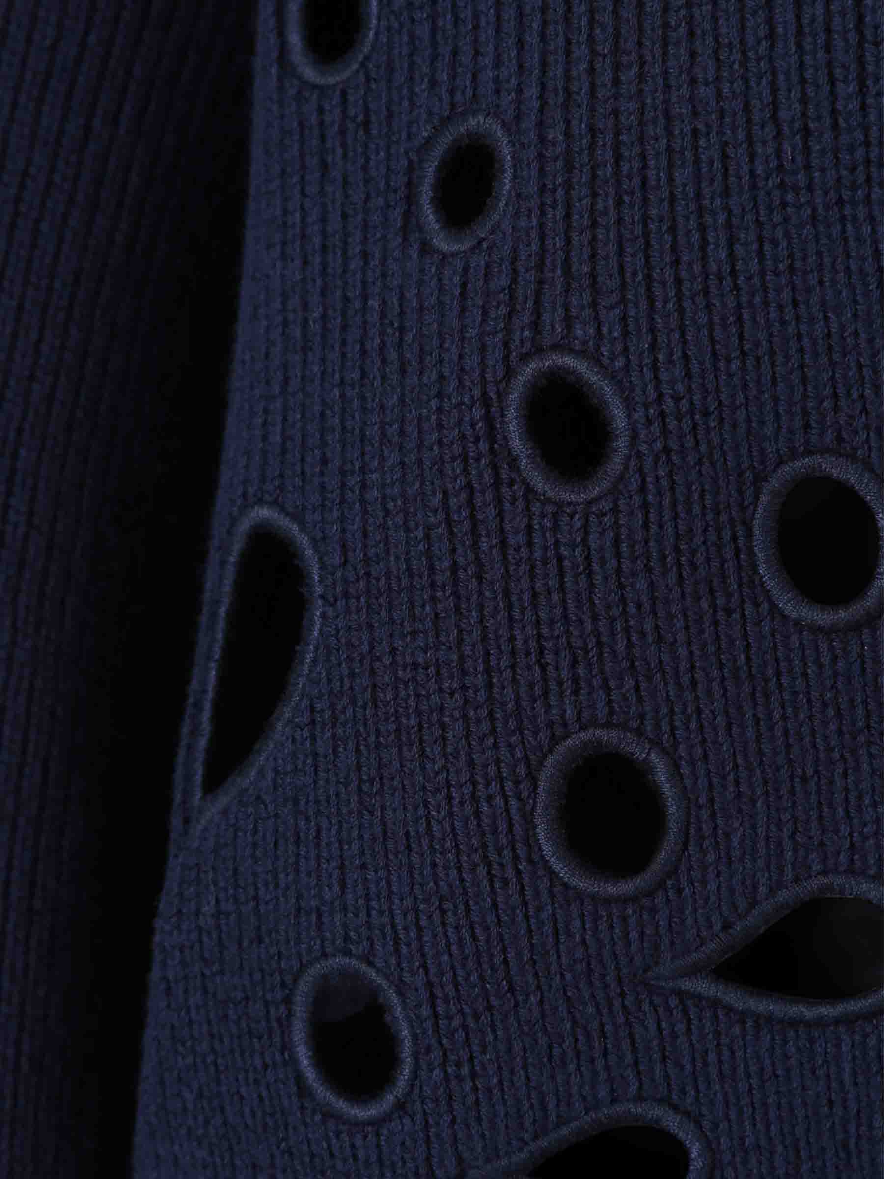 Outlet online Ulla Johnson Mujer Jersey Algodón Vanessa color Azul Marino sku 711-003317 01 - Foto 3