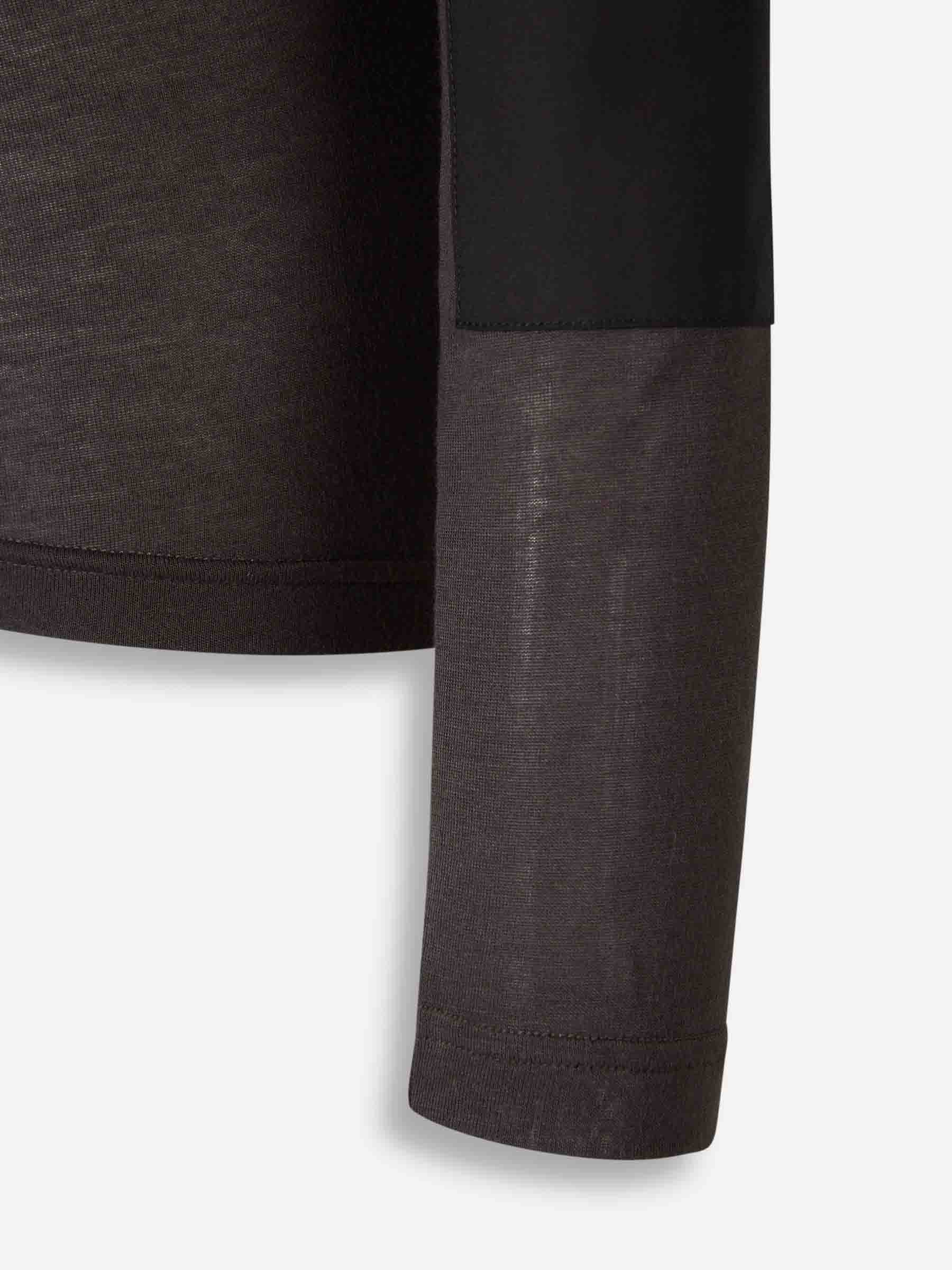 Outlet online Lemaire Mujer Camiseta Manga Larga color Gris Antracita sku 711-003360 01 - Foto 4