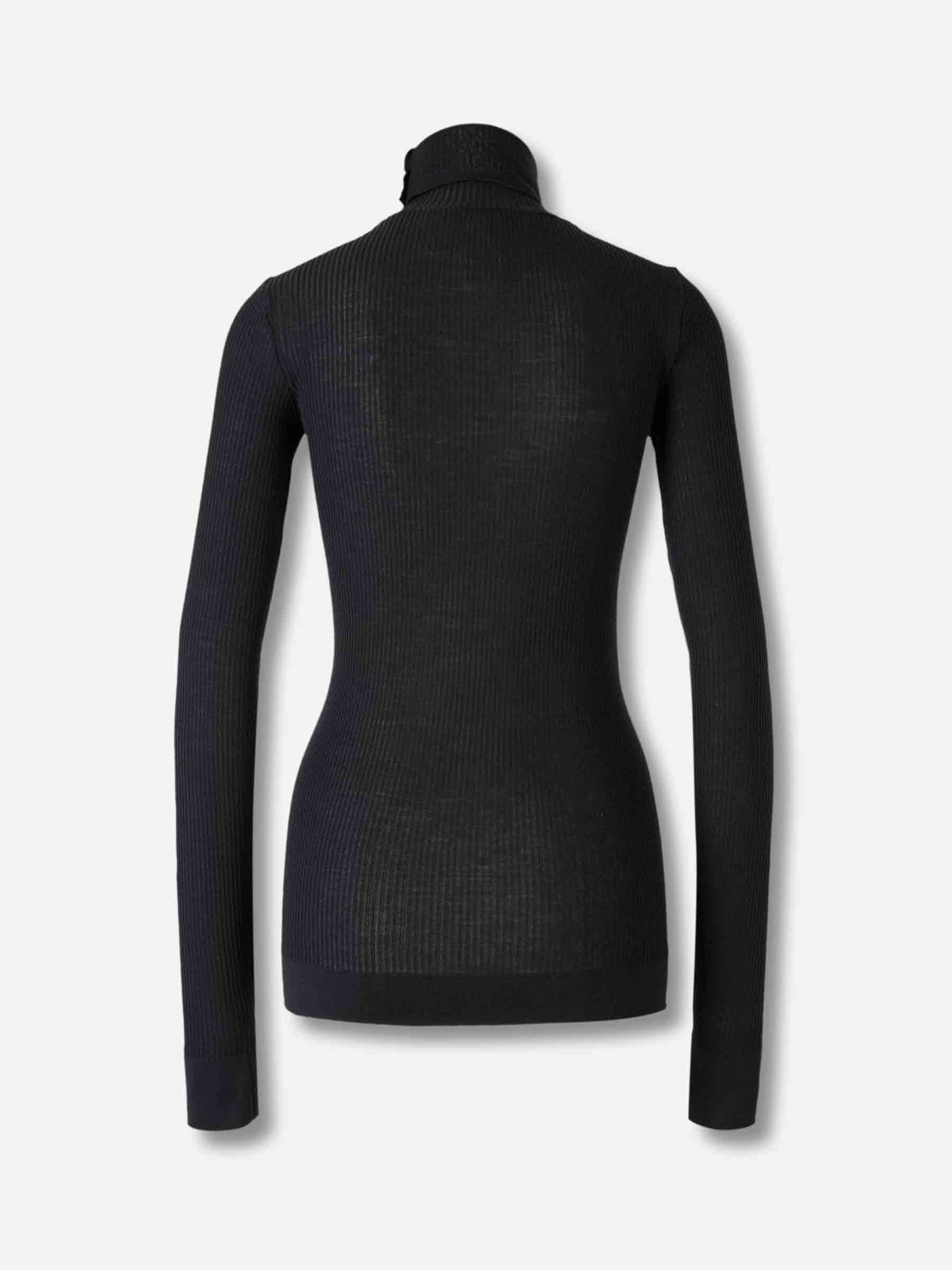 Outlet online Lemaire Mujer Jersey Cuello Alto color Gris Antracita sku 711-003362 01 - Foto 2